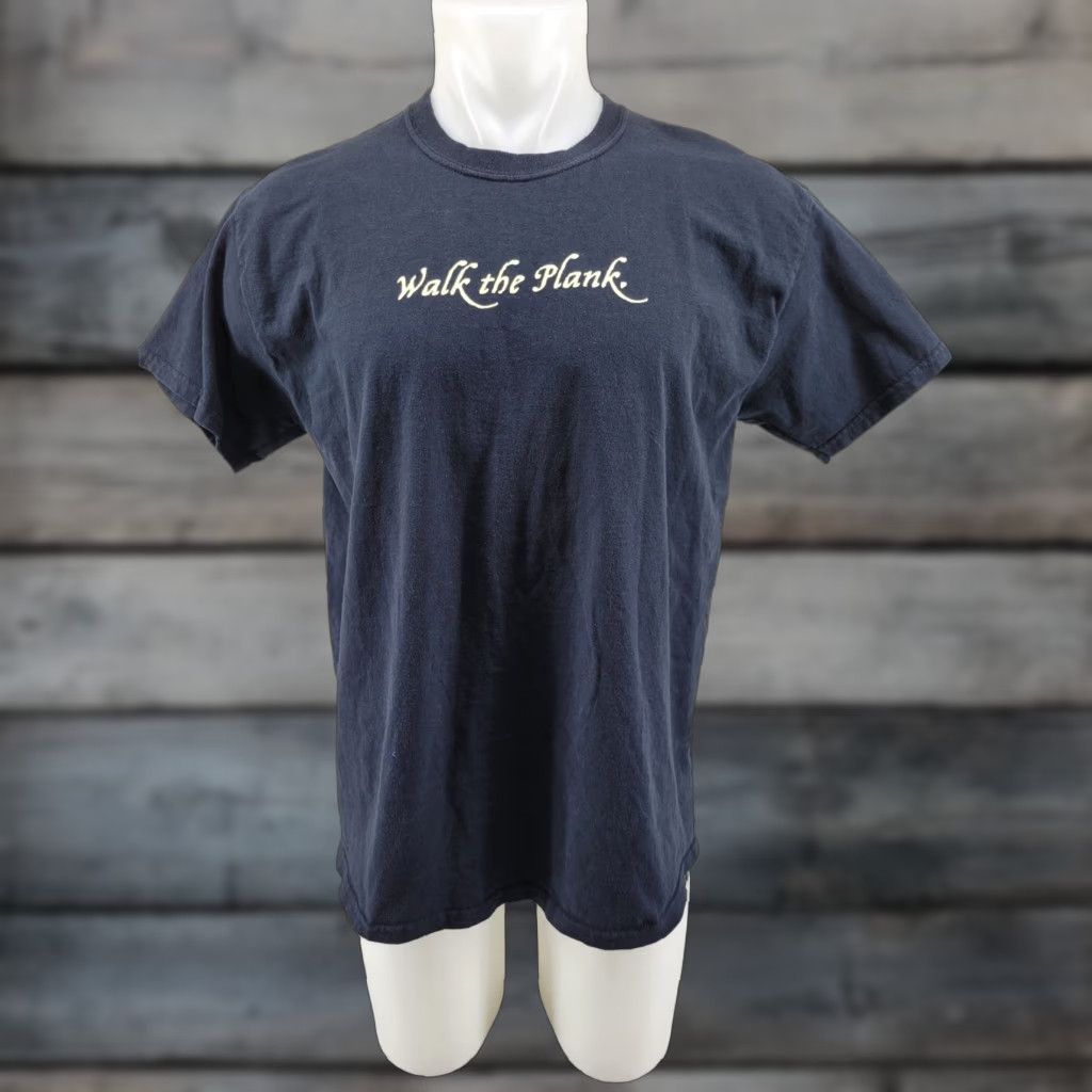 Gildan Gildan T Shirt Adult Large Pirate Walk The Plank Panama City Pirate’s Island Black Men Shirt Size US L / EU 52-54 / 3 - 1 Thumbnail