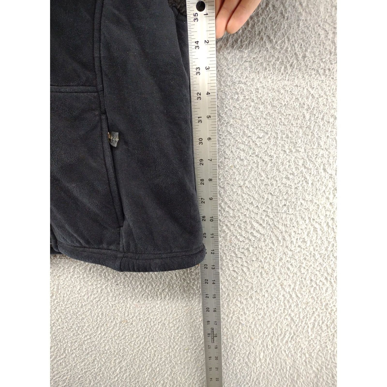 Avalanche Avalanche Womens Sherpa Lined Zip Up Suede Vest - M - Black Size M / US 6-8 / IT 42-44 - 6 Thumbnail