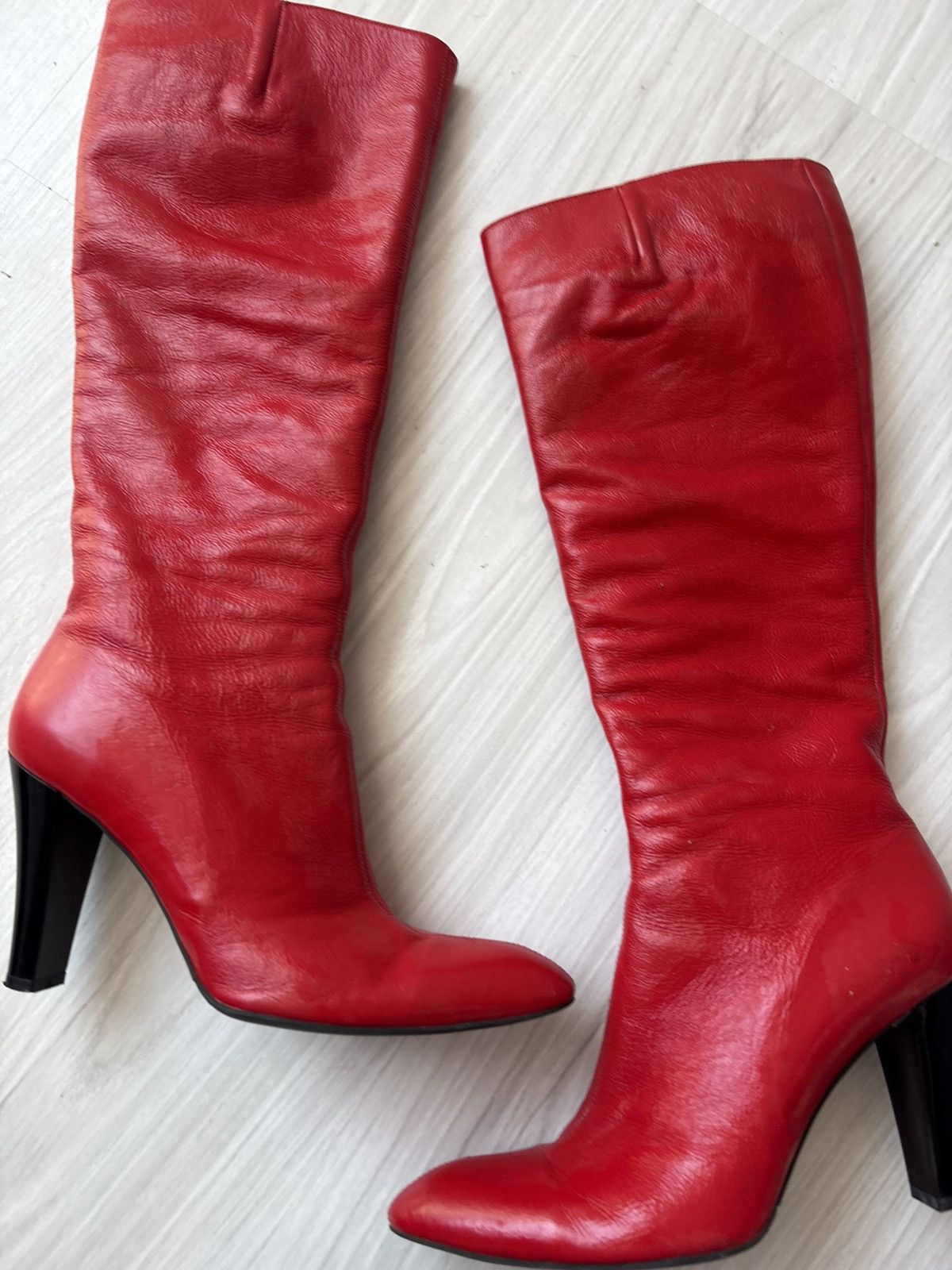 Vintage y2k leather boots Size US 7.5 / IT 37.5 - 8 Thumbnail