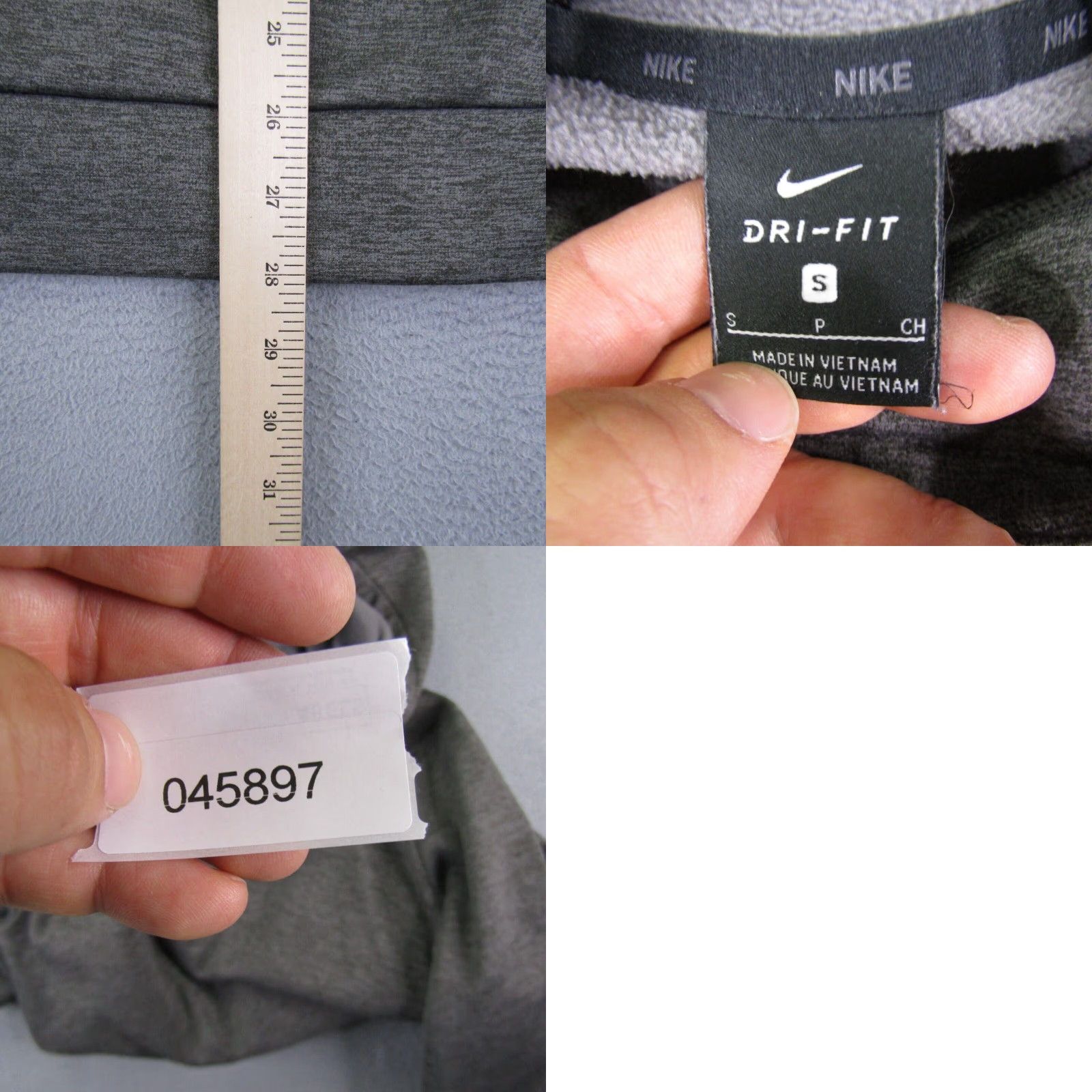 Nike Nike Hoodie Mens Small Gray Dri Fit Therma Training Pullover Sweater Sweatshirt Size US S / EU 44-46 / 1 - 8 Thumbnail