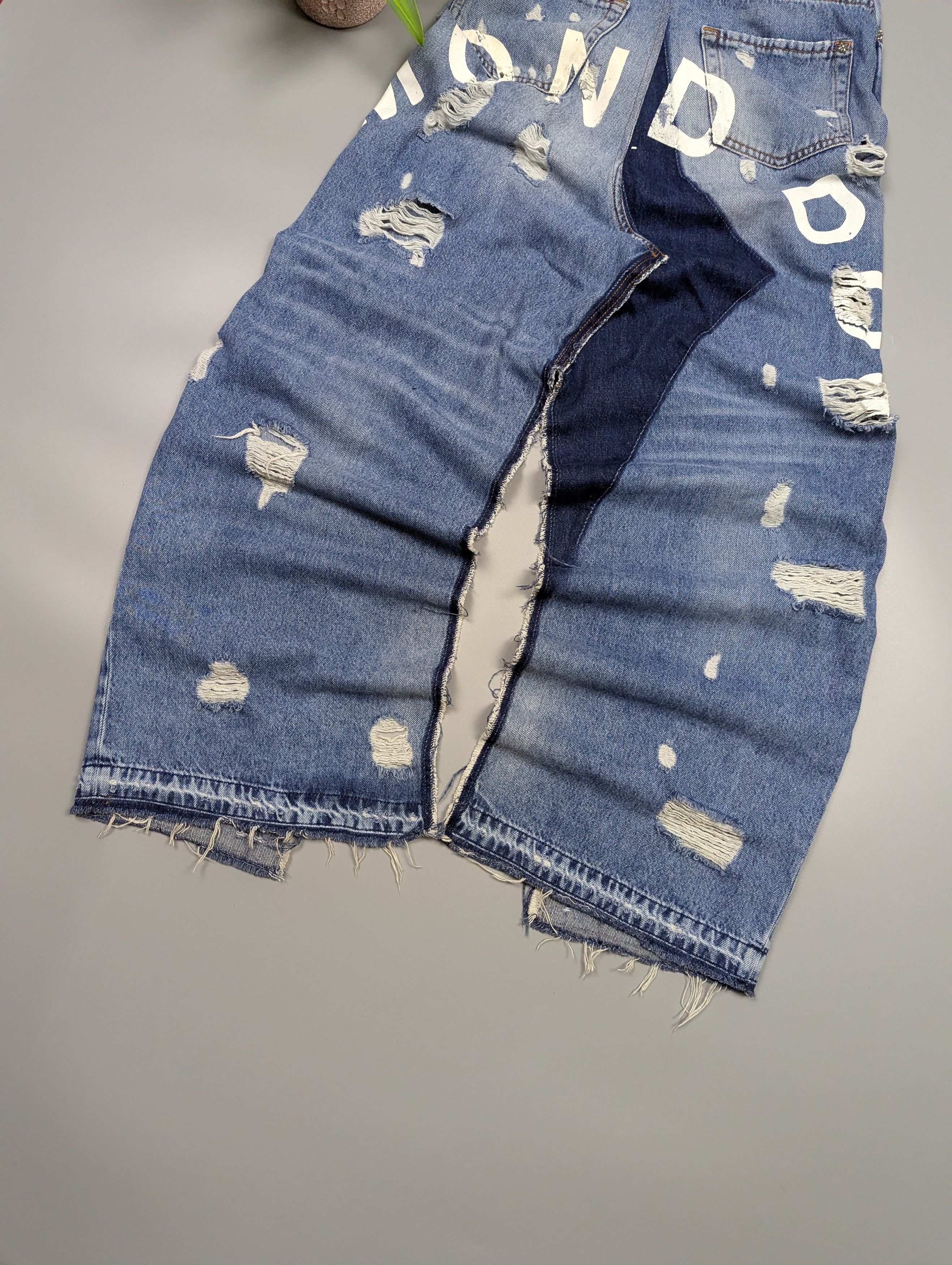 John Richmond John Richmond JORDIN Denim Maxi Skirt Y2K Jeans Style Size 27" / US 4 / IT 40 - 2 Thumbnail