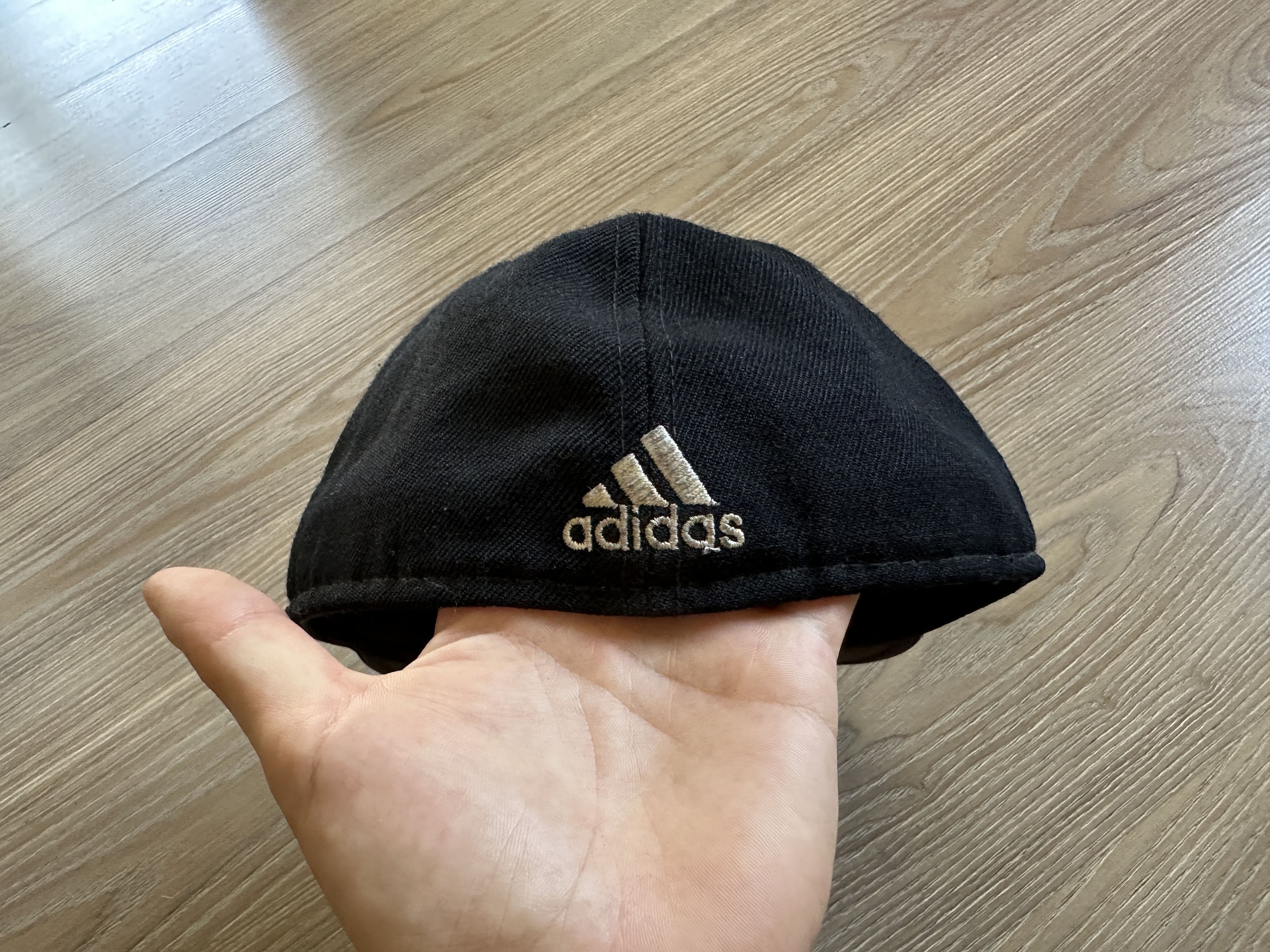 Adidas × NBA Adidas Men’s Brooklyn Nets Black Snapback Hat Size ONE SIZE - 6 Thumbnail