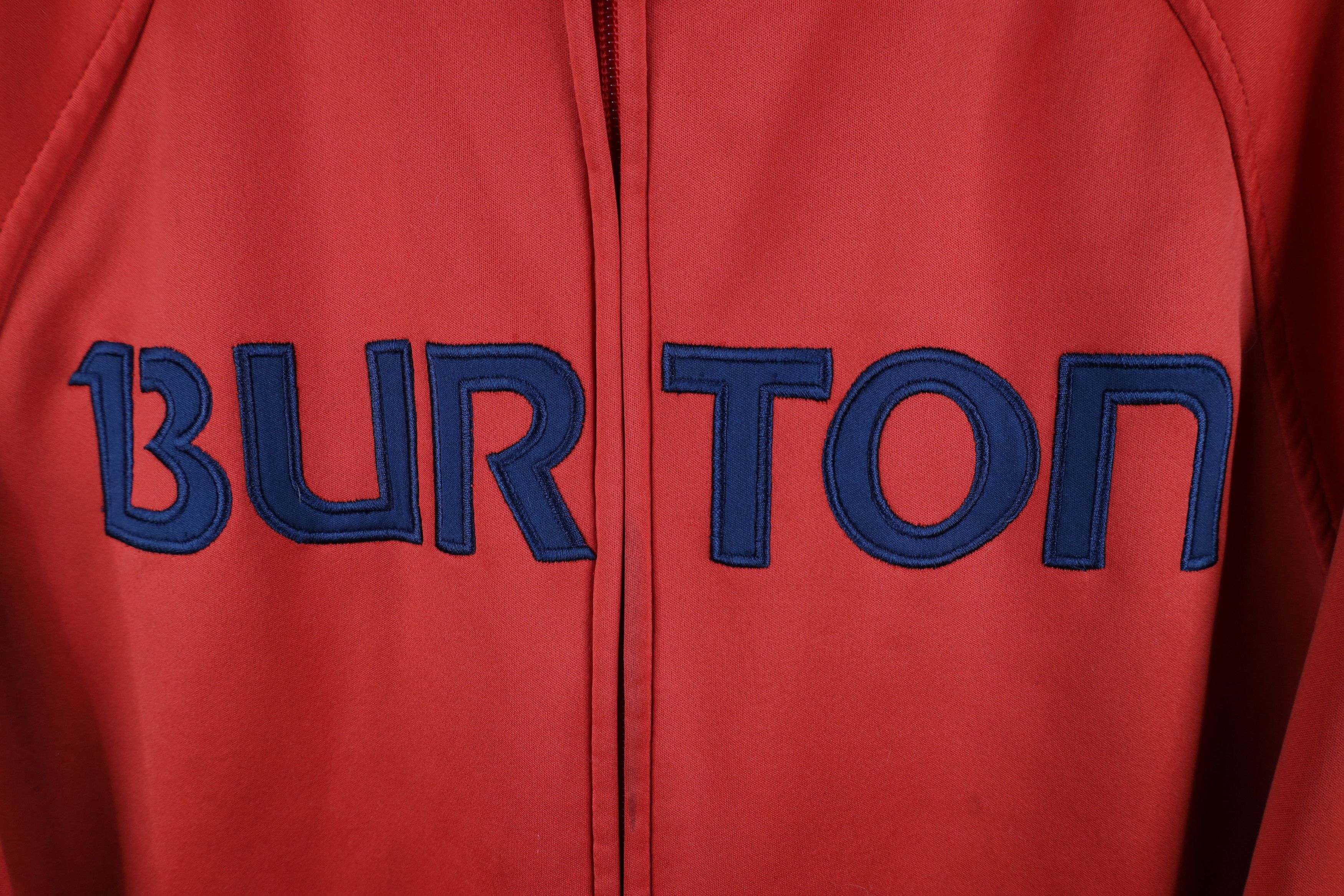 Burton × Vintage Vintage Y2K Burton Snowboards Spell Out Full Zip Hoodie Size US L / EU 52-54 / 3 - 4 Thumbnail