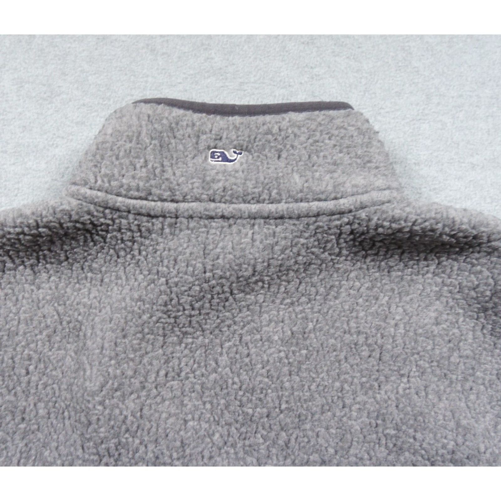 Vineyard Vines Vineyard Vines Vest Jacket Womens XS Gray Fleece Outdoor Casual Ladies Zip Mid-Length Regular Logo Size XS / US 0-2 / IT 36-38 - 6 Thumbnail