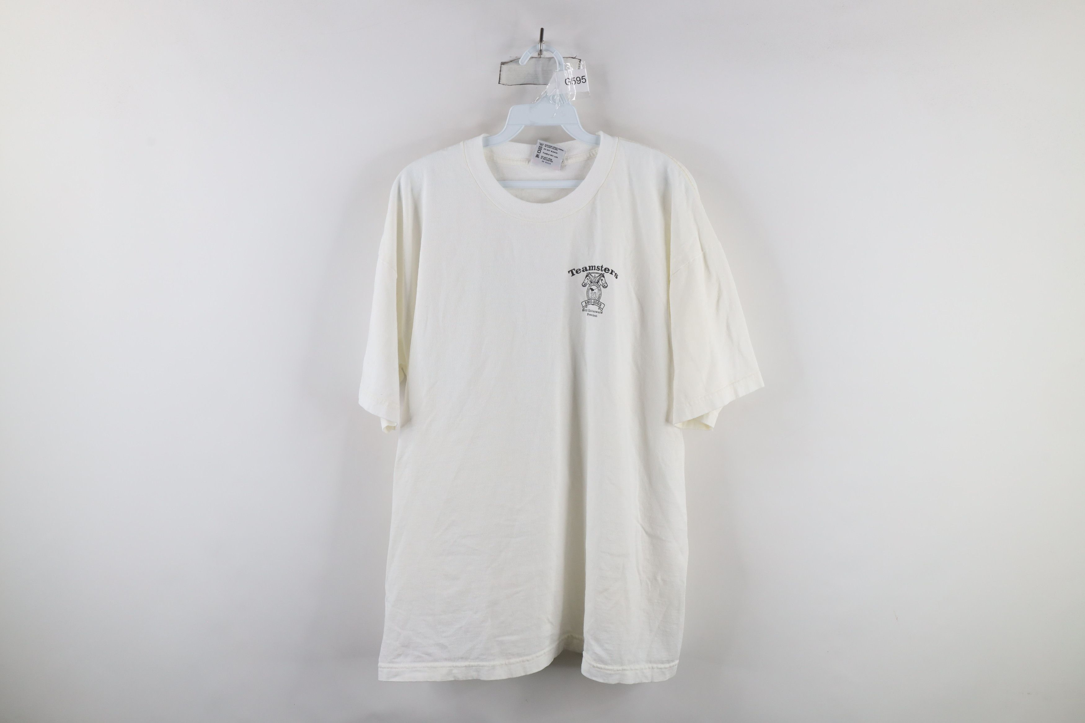 Vintage Vintage Y2K 2003 Anniversary 20 Teamsters Union T-Shirt USA Size US XL / EU 56 / 4 - 1 Thumbnail