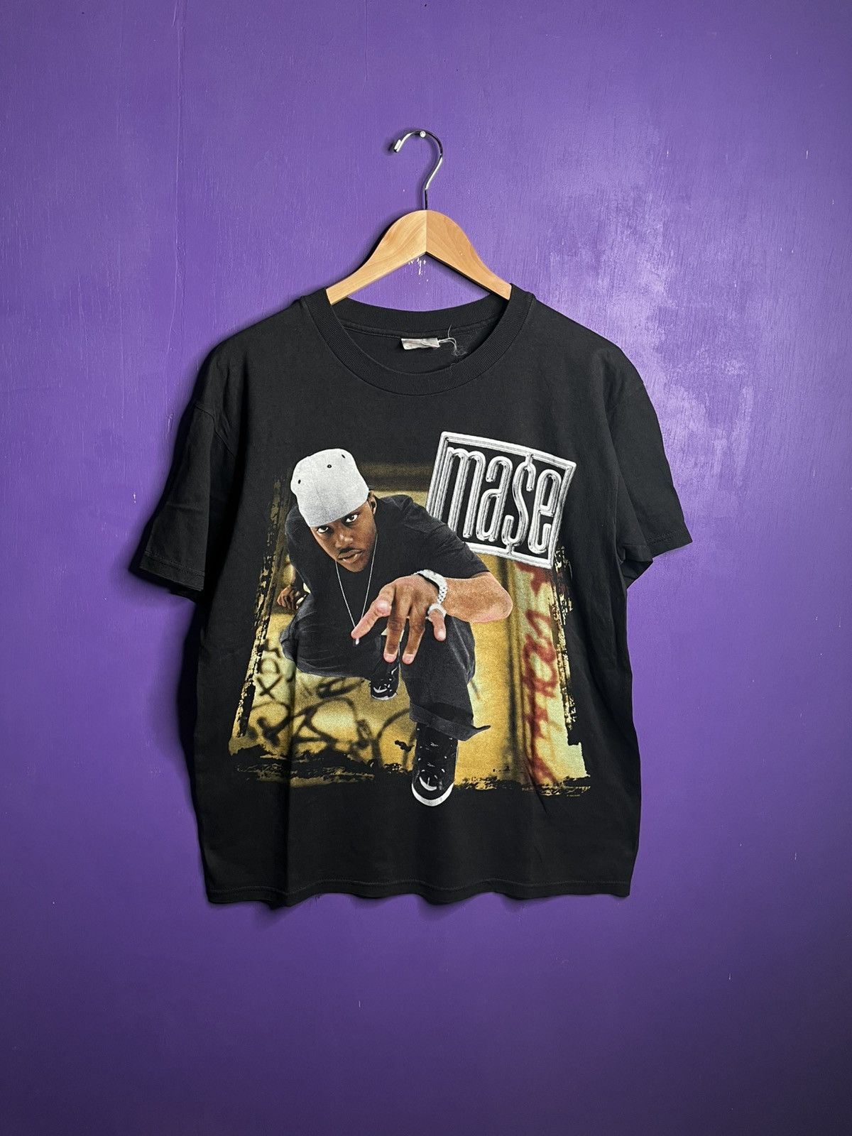 Band Tees × Rap Tees × Vintage Vintage 1999 Ma$e Double up album promo t-shirt Size US L / EU 52-54 / 3 - 1 Thumbnail
