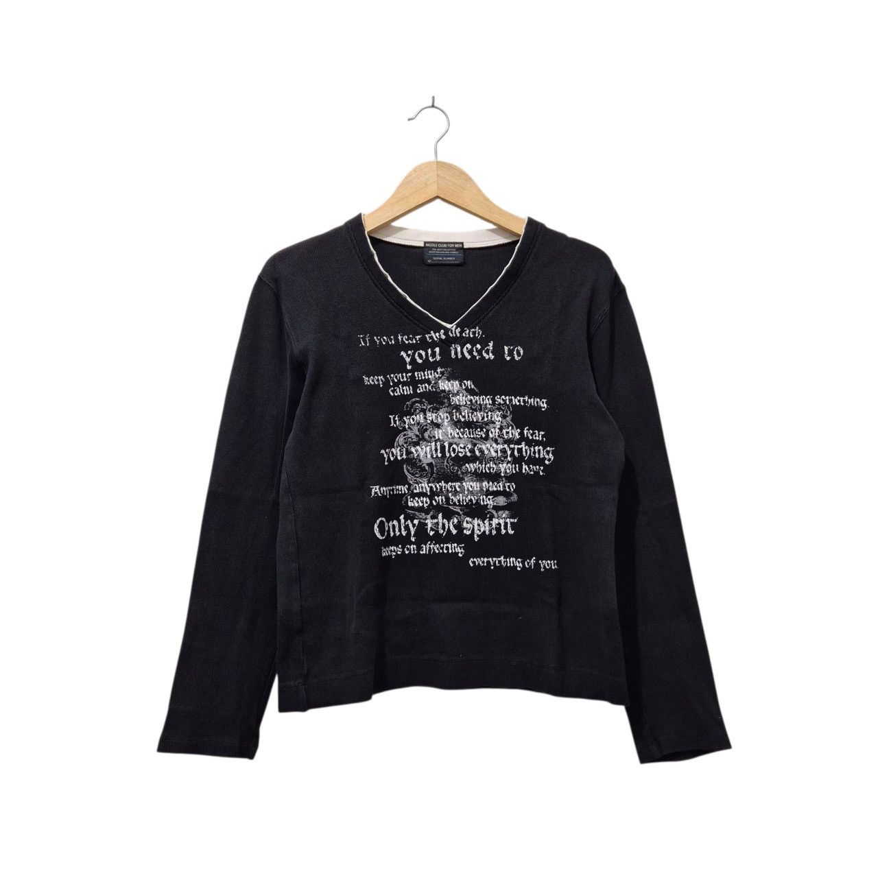 Nicole Club Nicole club for men poem long sleeve Size US M / EU 48-50 / 2 - 1 Thumbnail