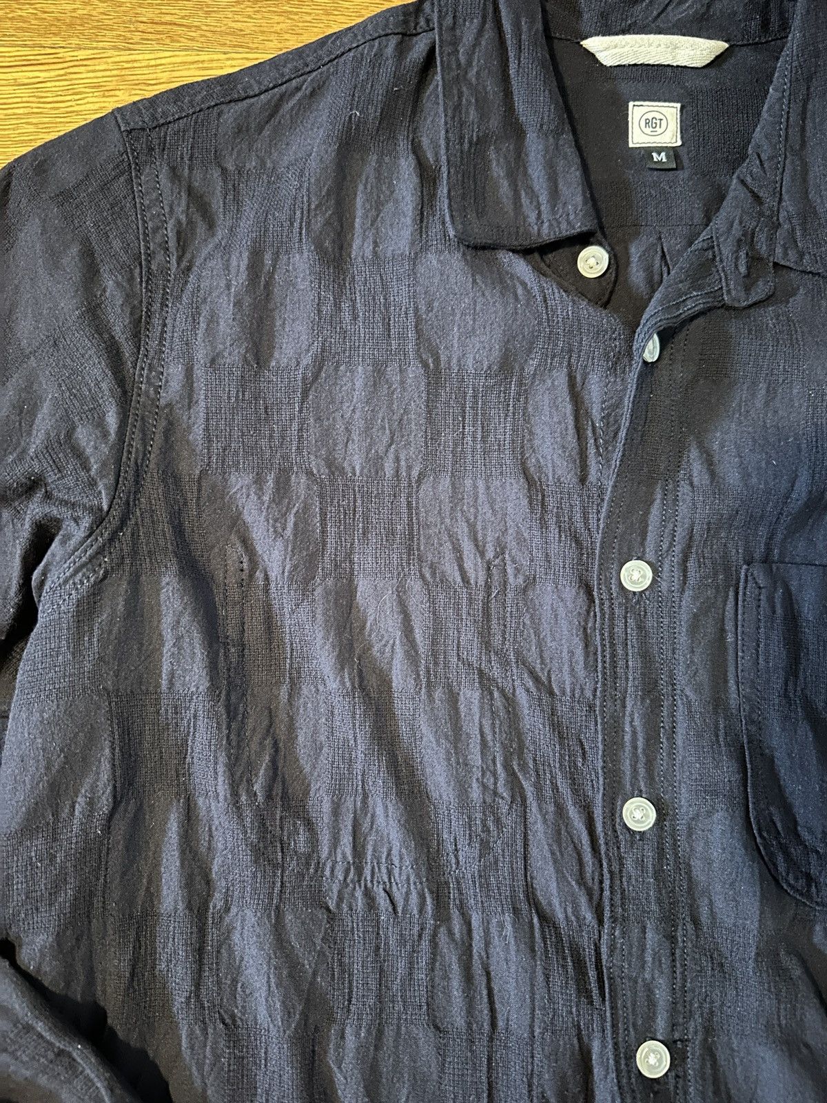 Rogue Territory Rogue Territory (RGT) Navy Checkered Shirt - Size M Size US M / EU 48-50 / 2 - 4 Thumbnail