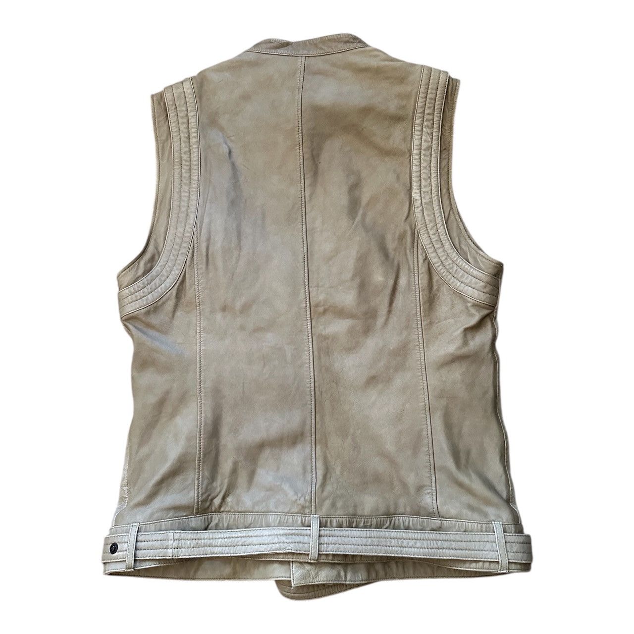 Shellac Shellac Leather Sleeveless Vest - Large Size US L / EU 52-54 / 3 - 3 Thumbnail