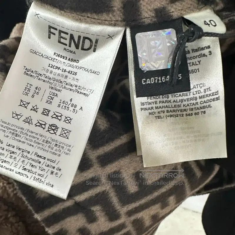Fendi Fendi Black Wool Women's Jacket . Size M / US 6-8 / IT 42-44 - 4 Thumbnail