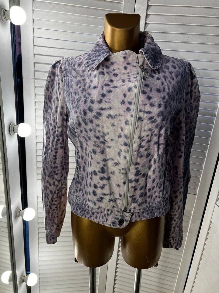 Roberto Cavalli Roberto Cavalli Just Cavalli Vintage Denim Jacket Leopard Size M / US 6-8 / IT 42-44 - 4 Thumbnail