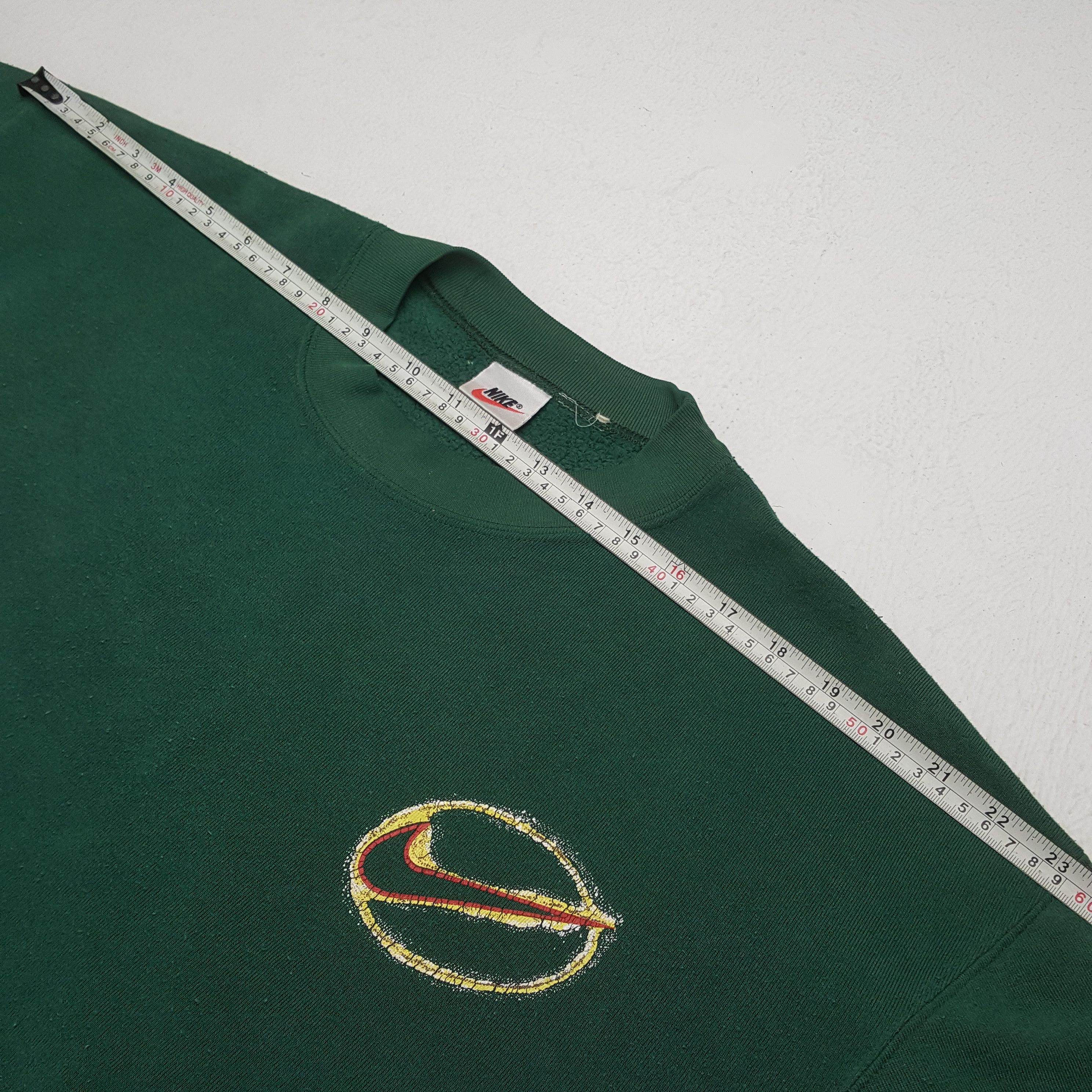Nike Vintage NIKE Big Swoosh Design Sportswear Sweatshirt C292N25 Size US L / EU 52-54 / 3 - 6 Thumbnail