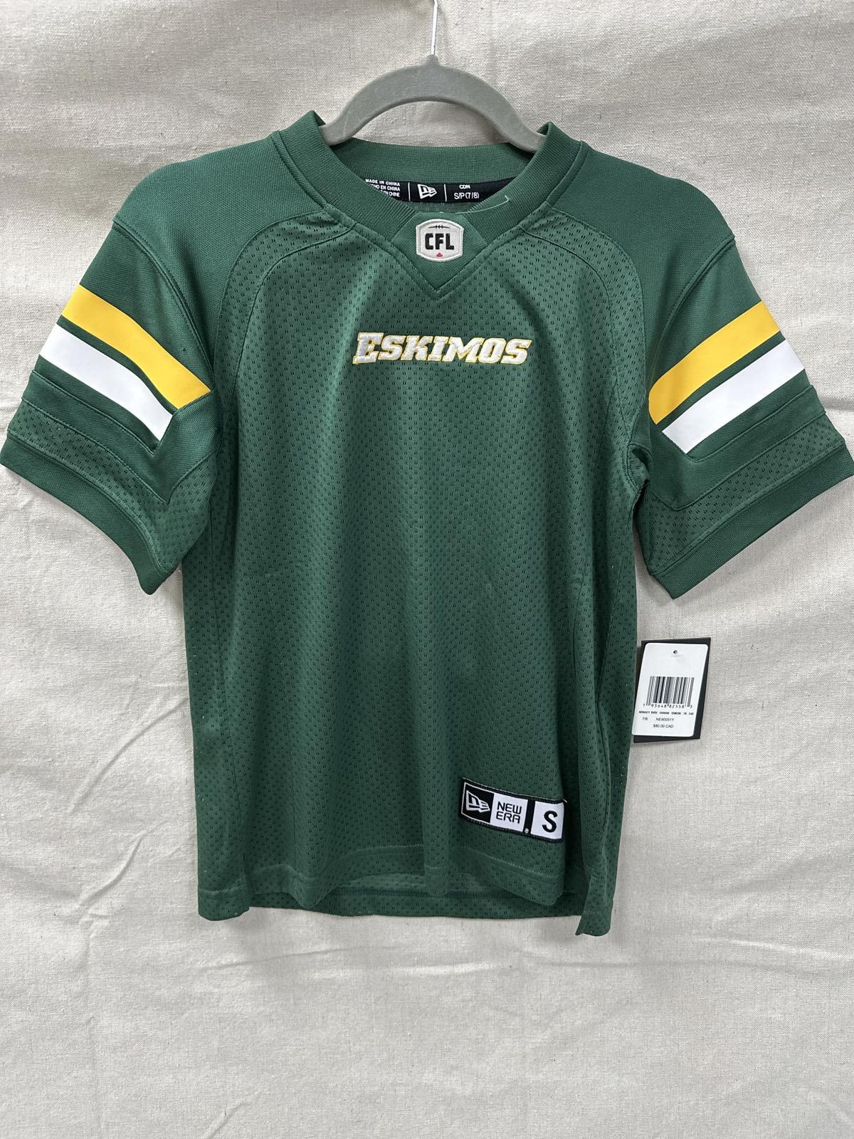 New Era New Era CFL Eskimos Youth Jersey - Size S Size ONE SIZE - 1 Thumbnail