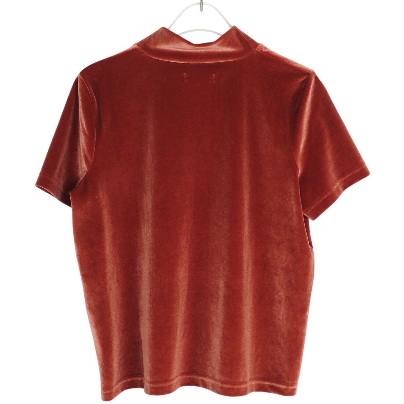 Madewell Madewell Velvet Mockneck Tee Orange Small Size S / US 4 / IT 40 - 3 Thumbnail