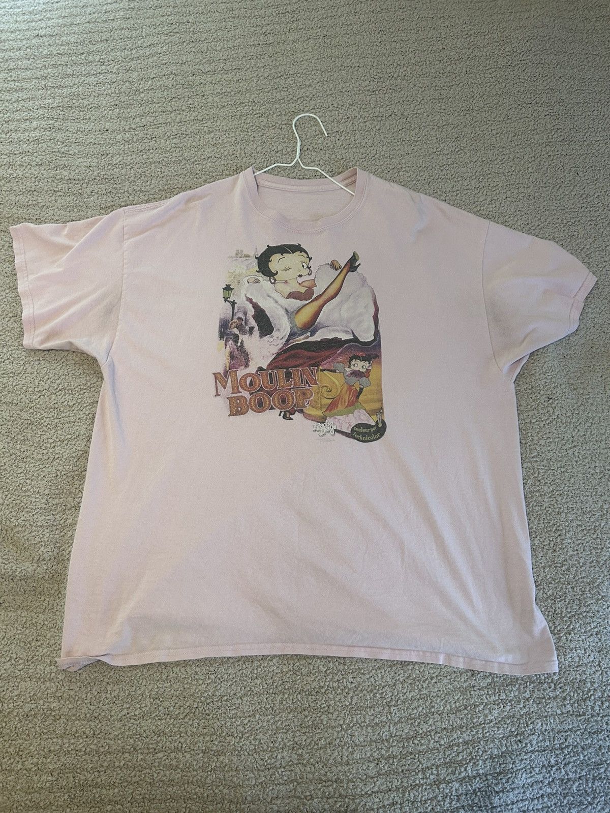 Vintage Betty Boop ‘Moulin Boop’ Tee Size US XL / EU 56 / 4 - 3 Thumbnail