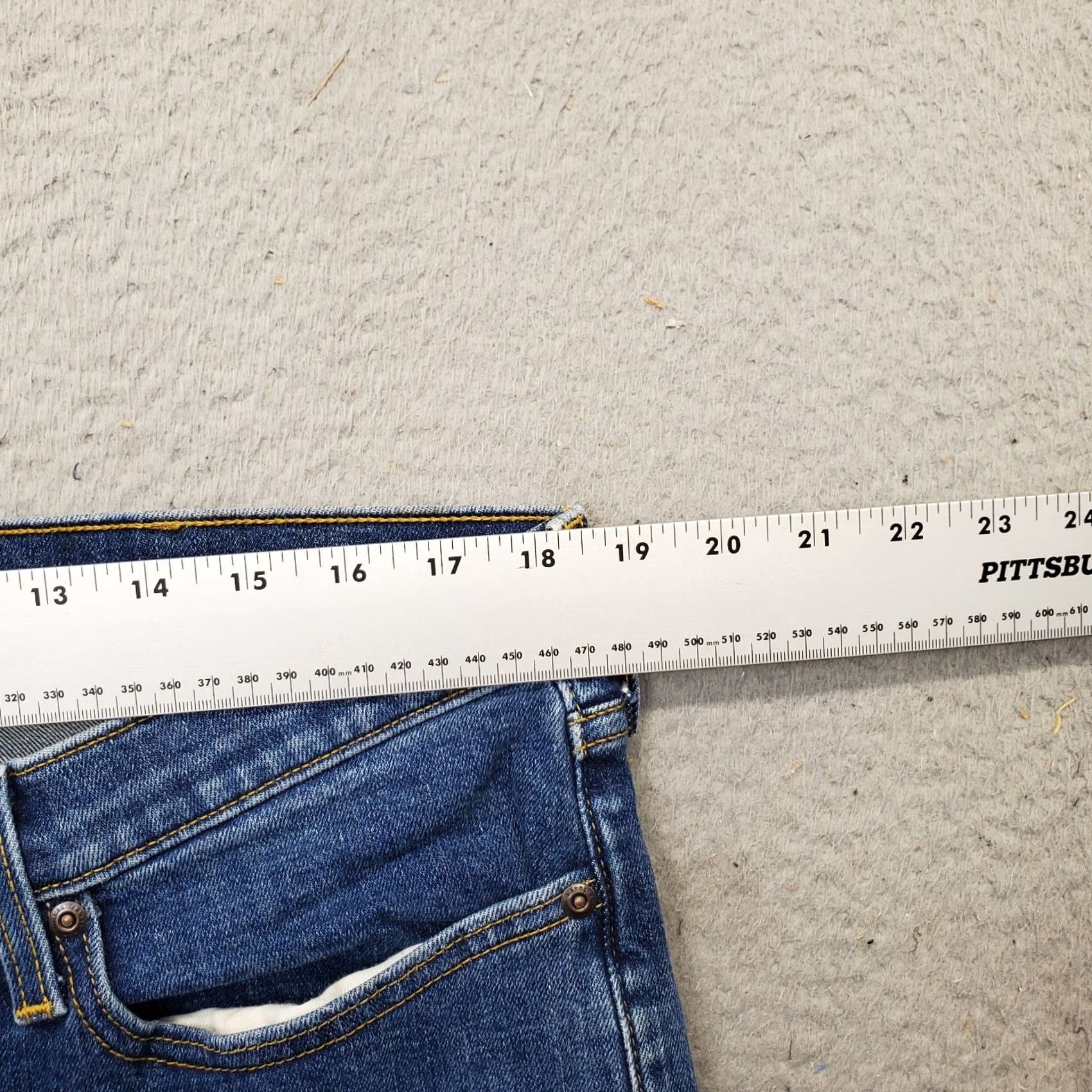 Lands' End VINTAGE Lands' End Jeans Men 38 Navy Denim Slim Fit Coupe Ajusté Straight Fit Jeans Mens 38 Navy Denim Slim Fit Straight Fit Size US 38 / EU 54 - 5 Thumbnail