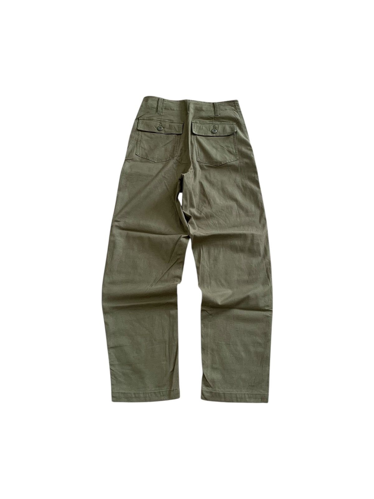Japanese Brand Opaoeclip Military Fatigue Sateen OG Trousers Size US 26 / EU 42 - 7 Thumbnail