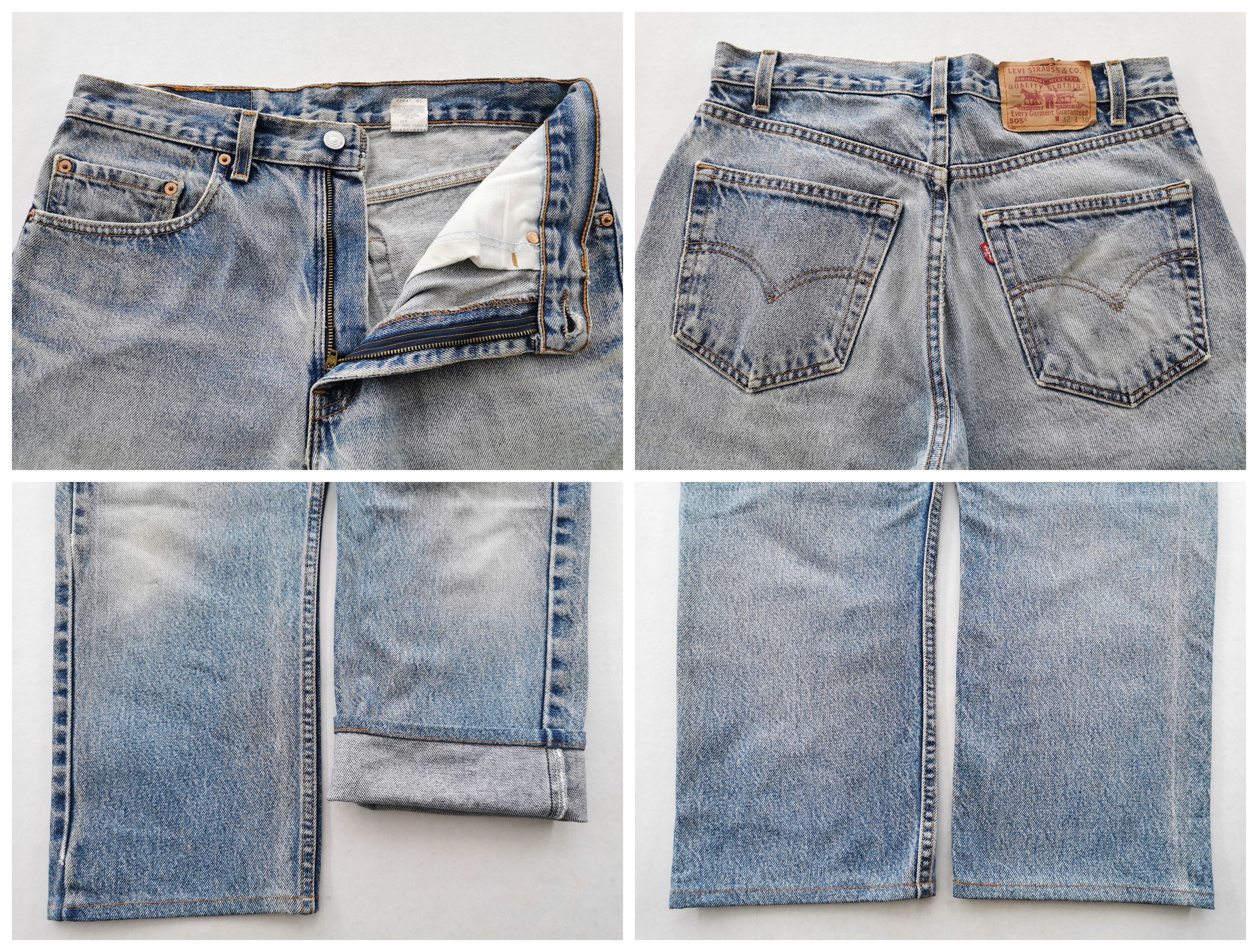 Levi's Vintage Levis Lot 505 Denim Made In USA Size 32/32x30 Size US 32 / EU 48 - 8 Thumbnail