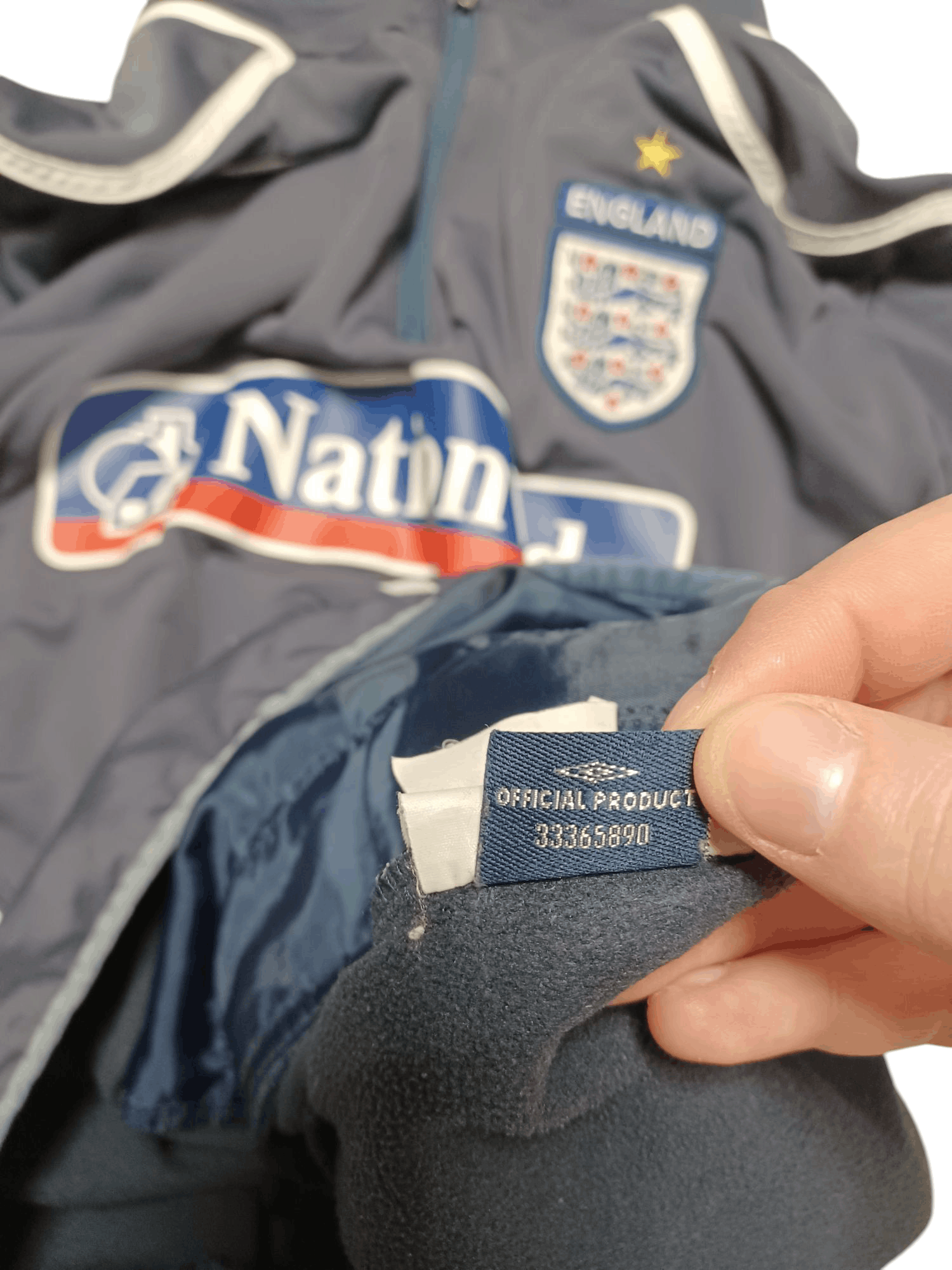 Umbro ENGLAND UMBRO VINTAGE 00S TRAINING SWEATSHIRT SOCCER Size US XL / EU 56 / 4 - 6 Thumbnail