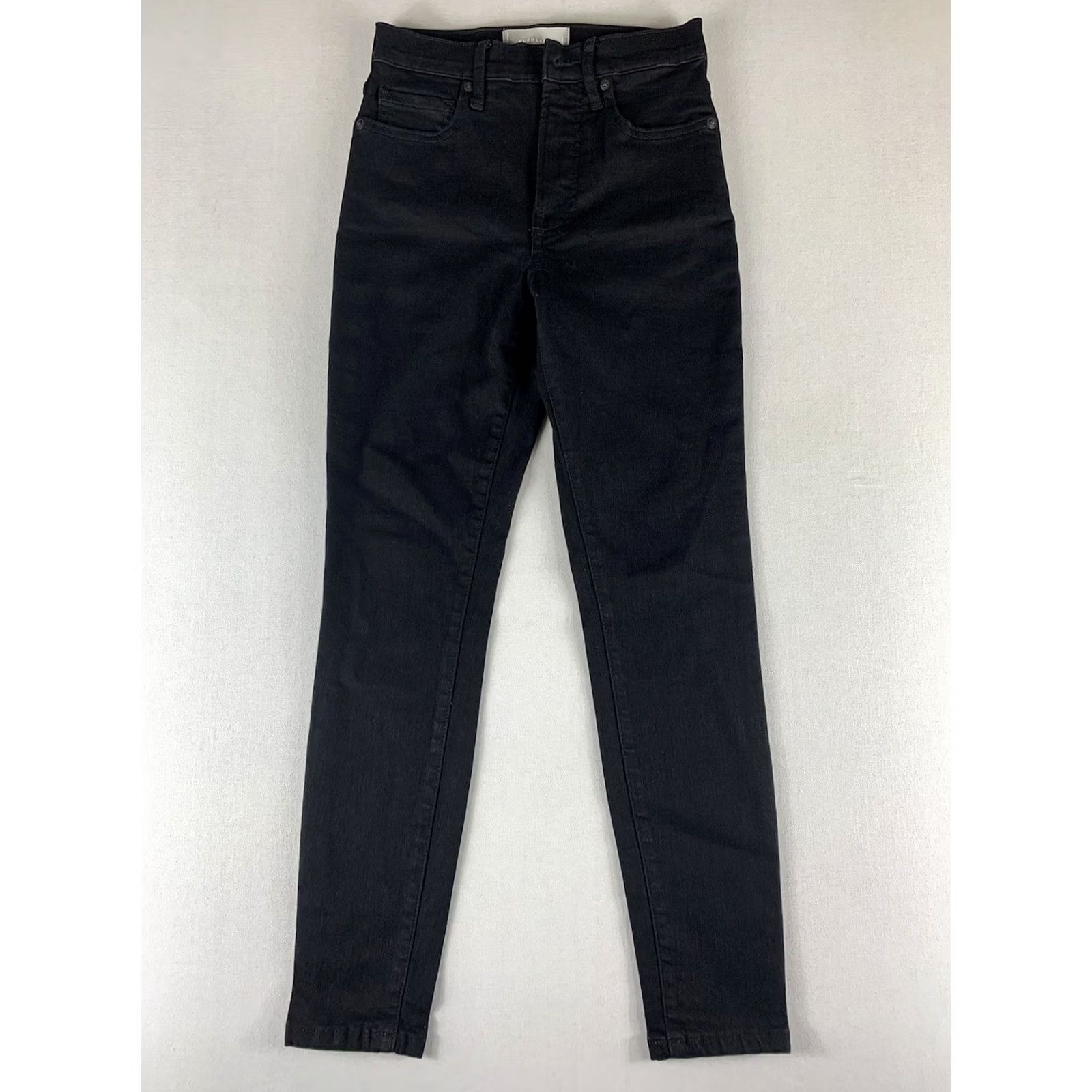Everlane EVERLANE Jeans Womens Size 25 Skinny Ankle High Rise Black Size 42" / US 20 - 4 Thumbnail
