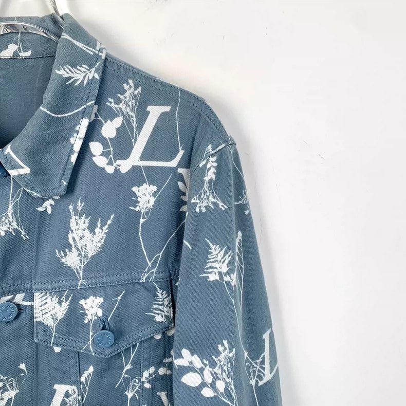 Louis Vuitton Louis Vuitton 22 blue logo floral print full-print cotton Size US M / EU 48-50 / 2 - 3 Thumbnail