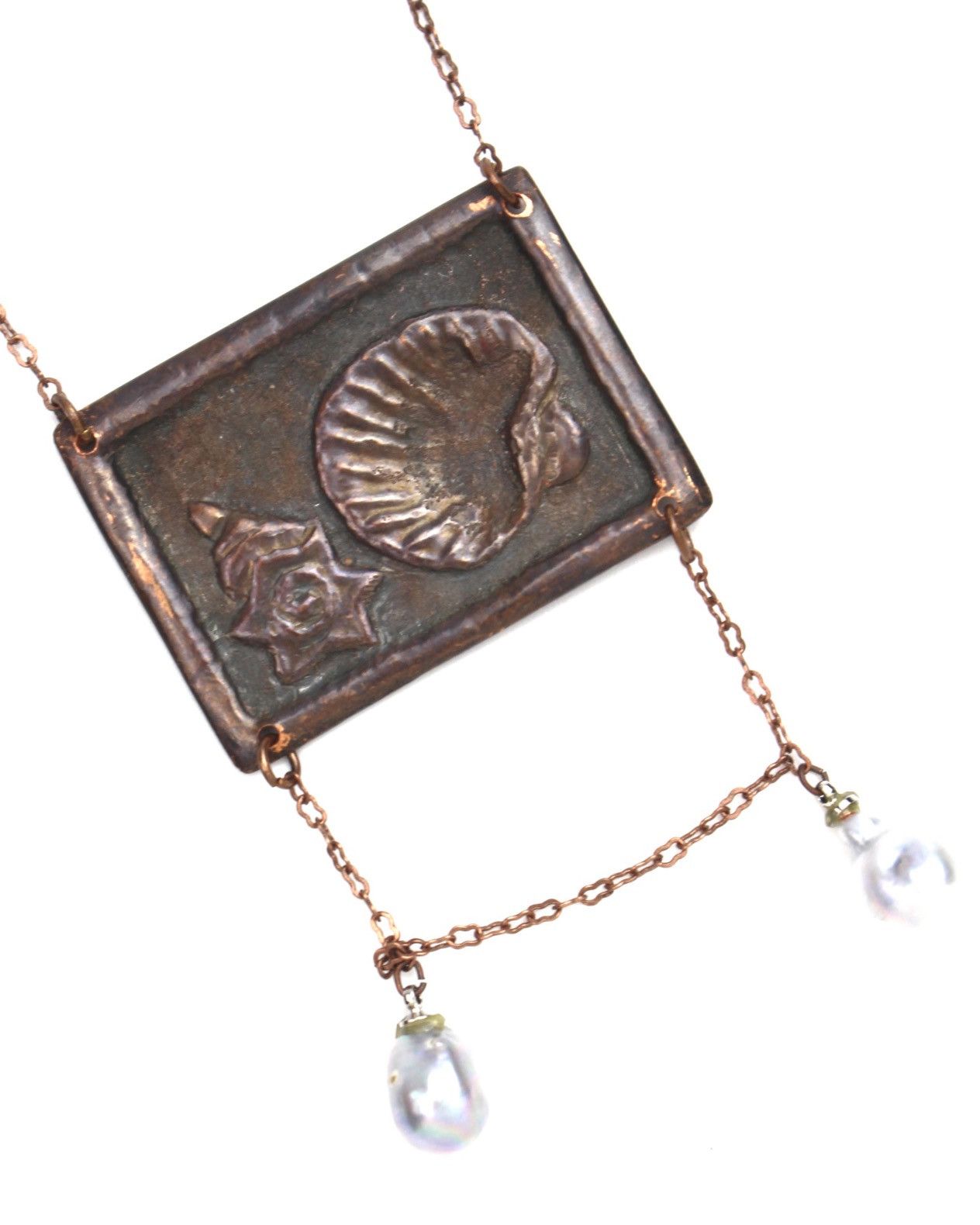 Hysteric Glamour 2000S JAPANESE MADE RUSTIC MARITIME REPOUSSÉ AMULET NECKLACE Size ONE SIZE - 3 Thumbnail