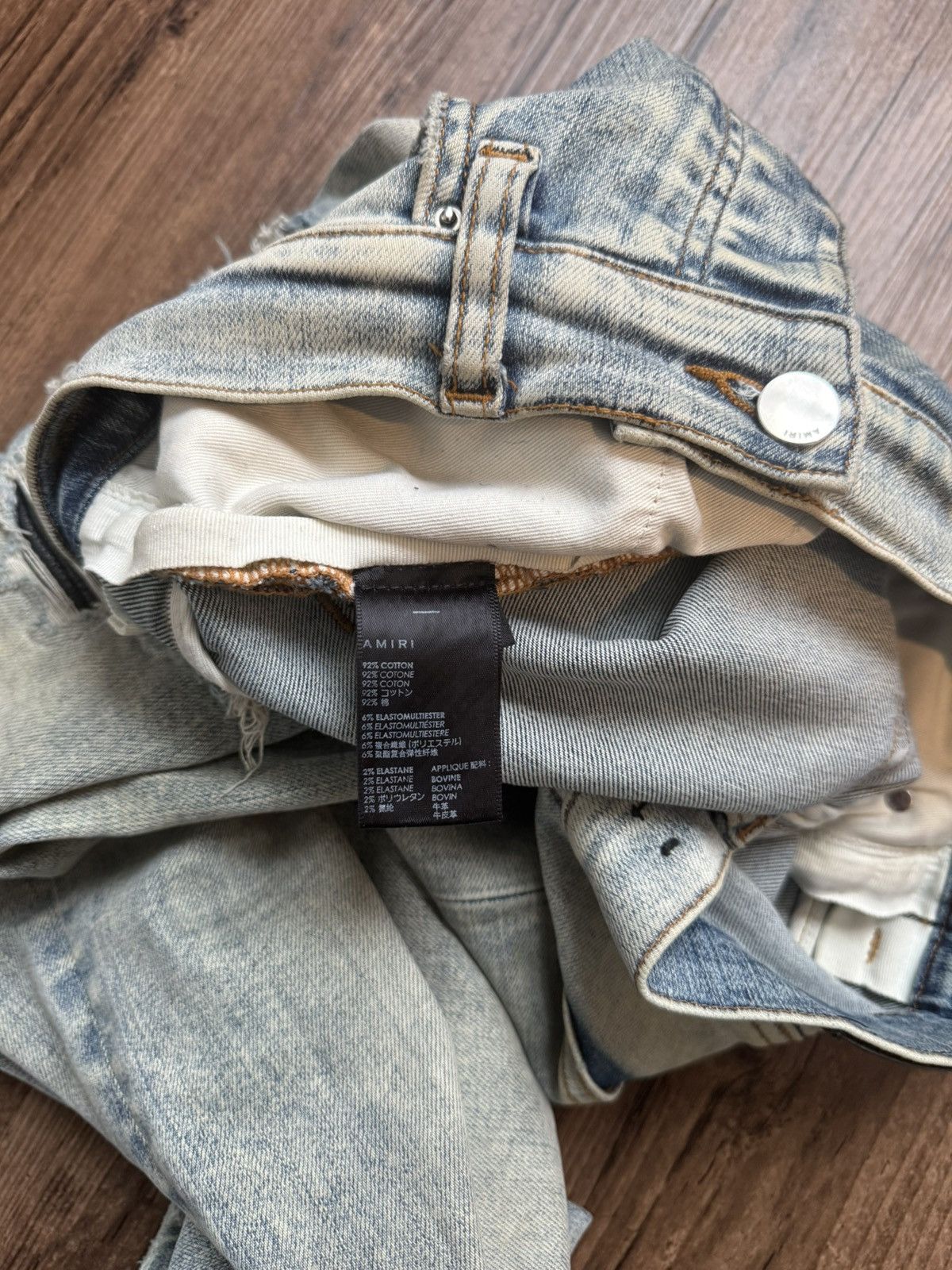 Amiri Amiri MX1 Clay Indigo Size US 32 / EU 48 - 6 Thumbnail