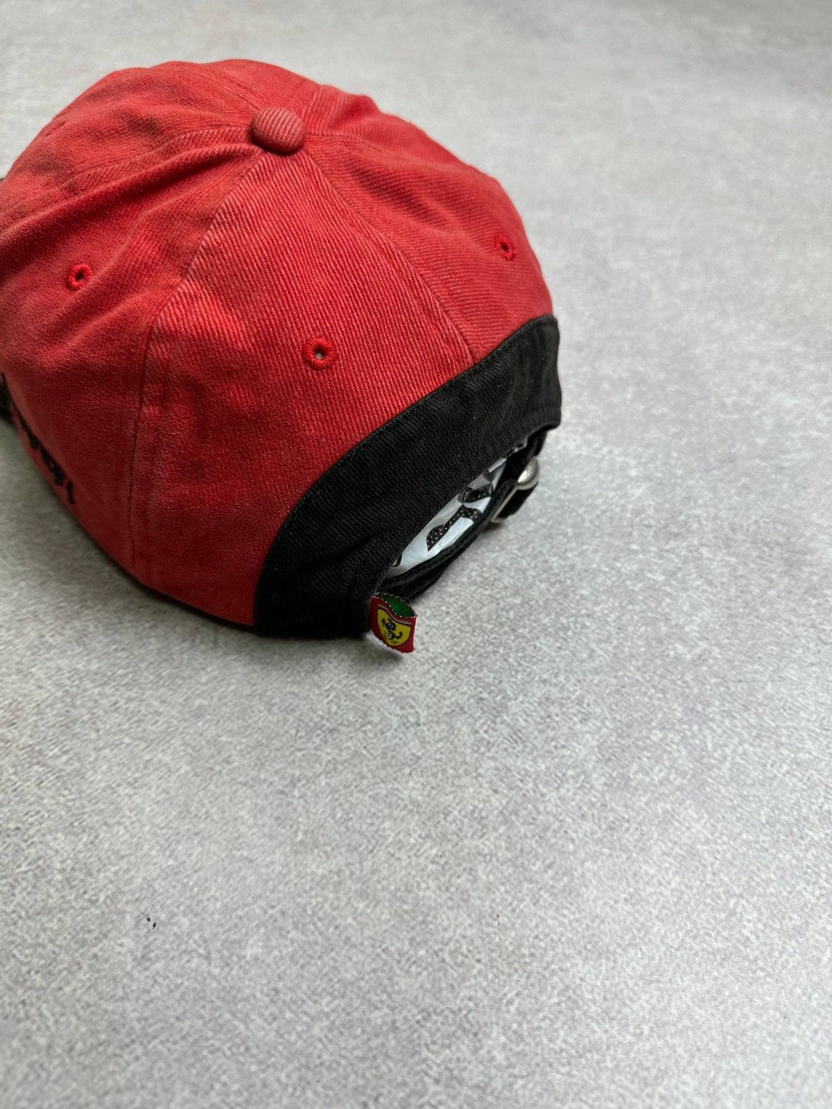 Ferrari Vintage 90s Ferarri Licensed Schumacher Racing Cap Y2K F-1 Size ONE SIZE - 4 Thumbnail