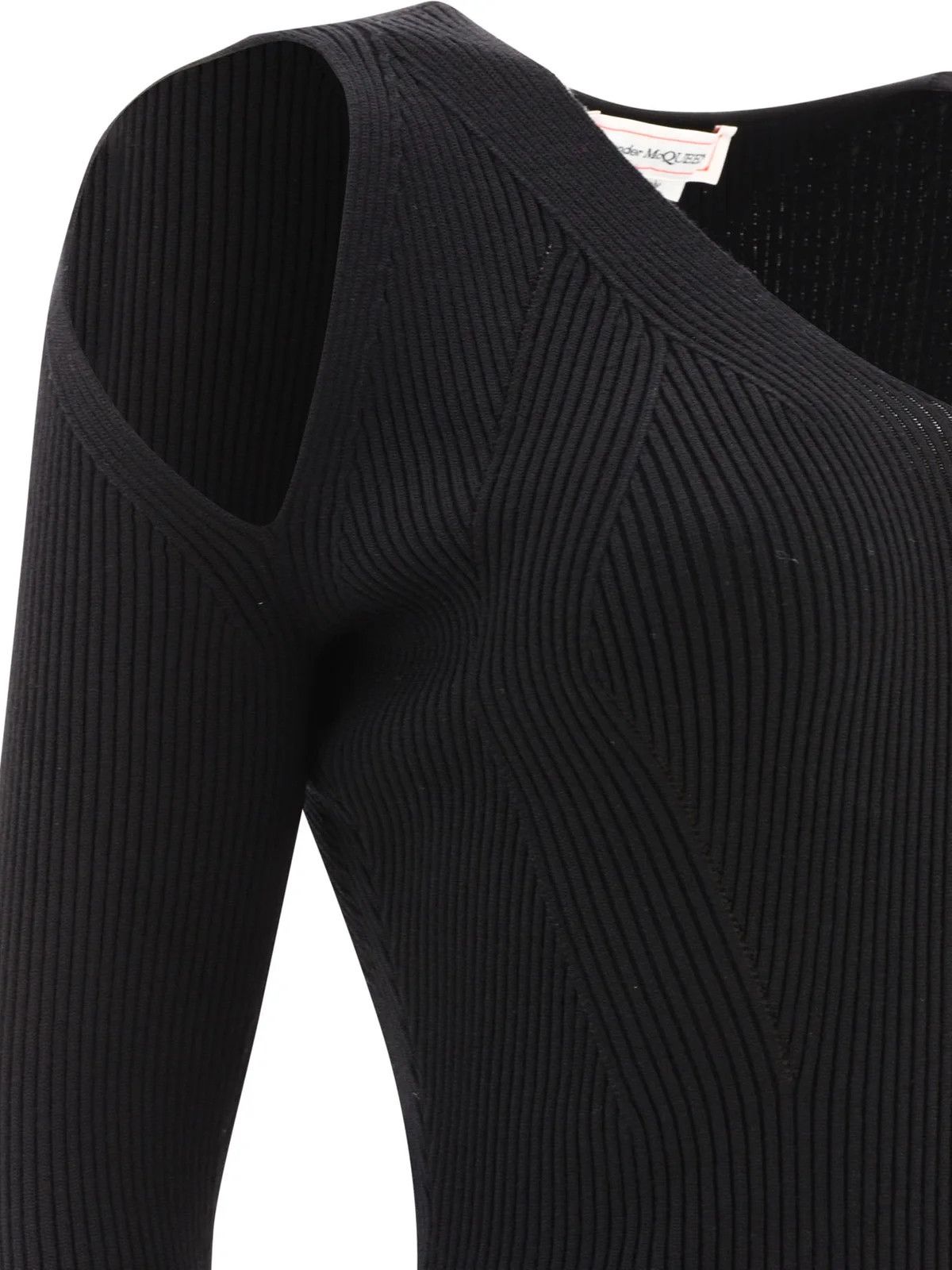 Alexander McQueen o1y0325 Sweater in Black Size M / US 6-8 / IT 42-44 - 3 Thumbnail