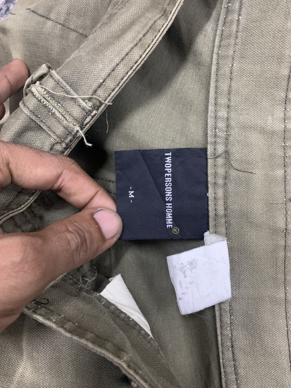 Japanese Brand 🔥VERY RARE🔥TWO PERSONS HOMME MULTIPOCKET PANT RARE PIECE Size US 30 / EU 46 - 8 Thumbnail