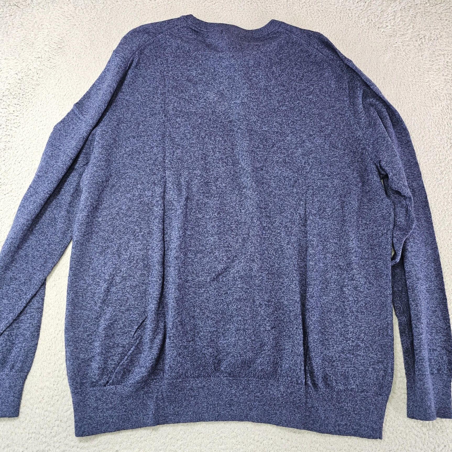 Banana Republic Banana Republic Sweater Mens XL Blue Premium Luxe Yarn Crewneck Cashmere Blend Size US XL / EU 56 / 4 - 6 Thumbnail