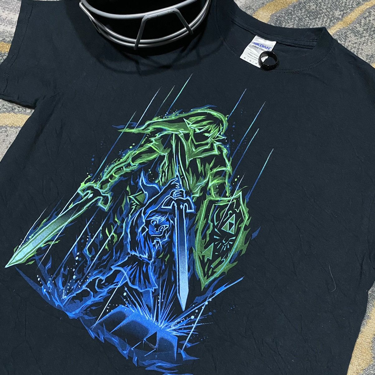 Gildan × Japanese Brand × Nintendo The Legend of Zelda Shirt Size US M / EU 48-50 / 2 - 2 Thumbnail