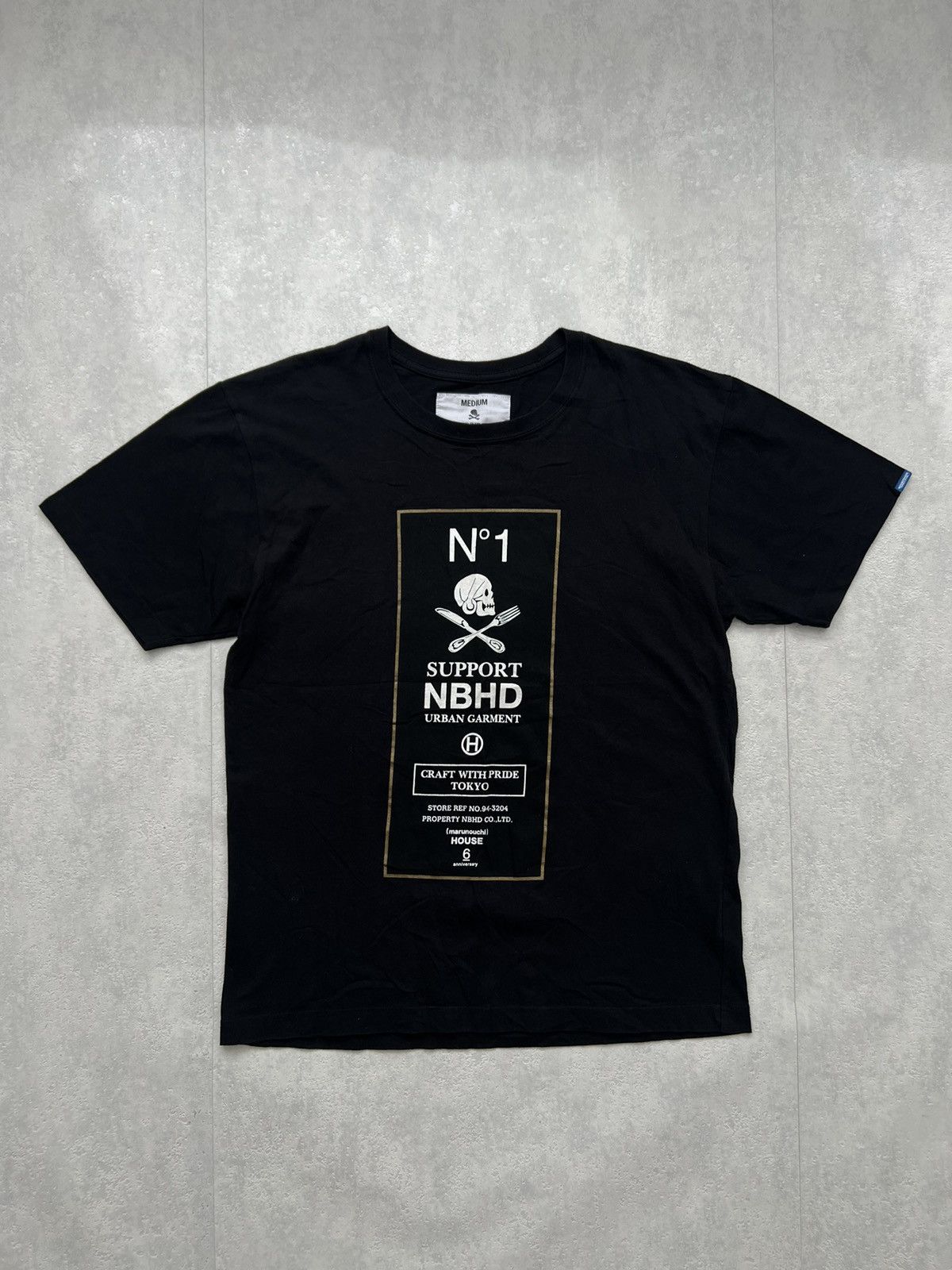 Neighborhood NEIGHBORHOOD RARE RETRO SKULL SUPPORT NBHD TEE Y2K VINTAGE Size US M / EU 48-50 / 2 - 1 Thumbnail