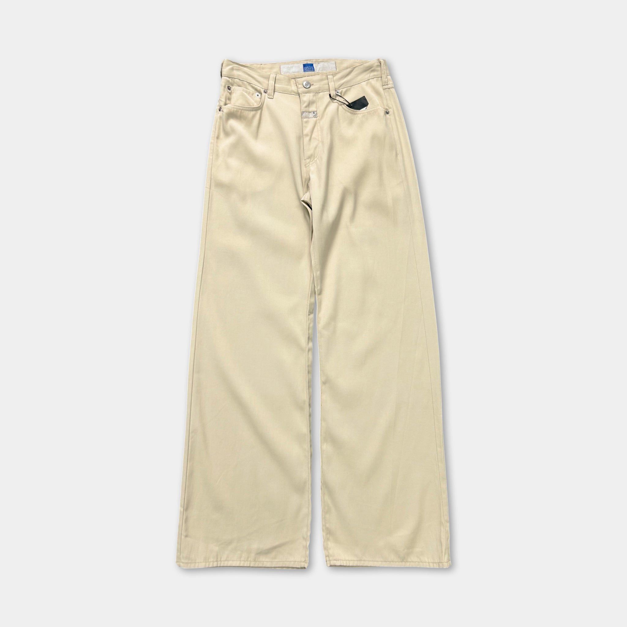 Marithe + Francois Girbaud Marithé + François Girbaud Beige Wide Pants Size US 29 - 1 Thumbnail