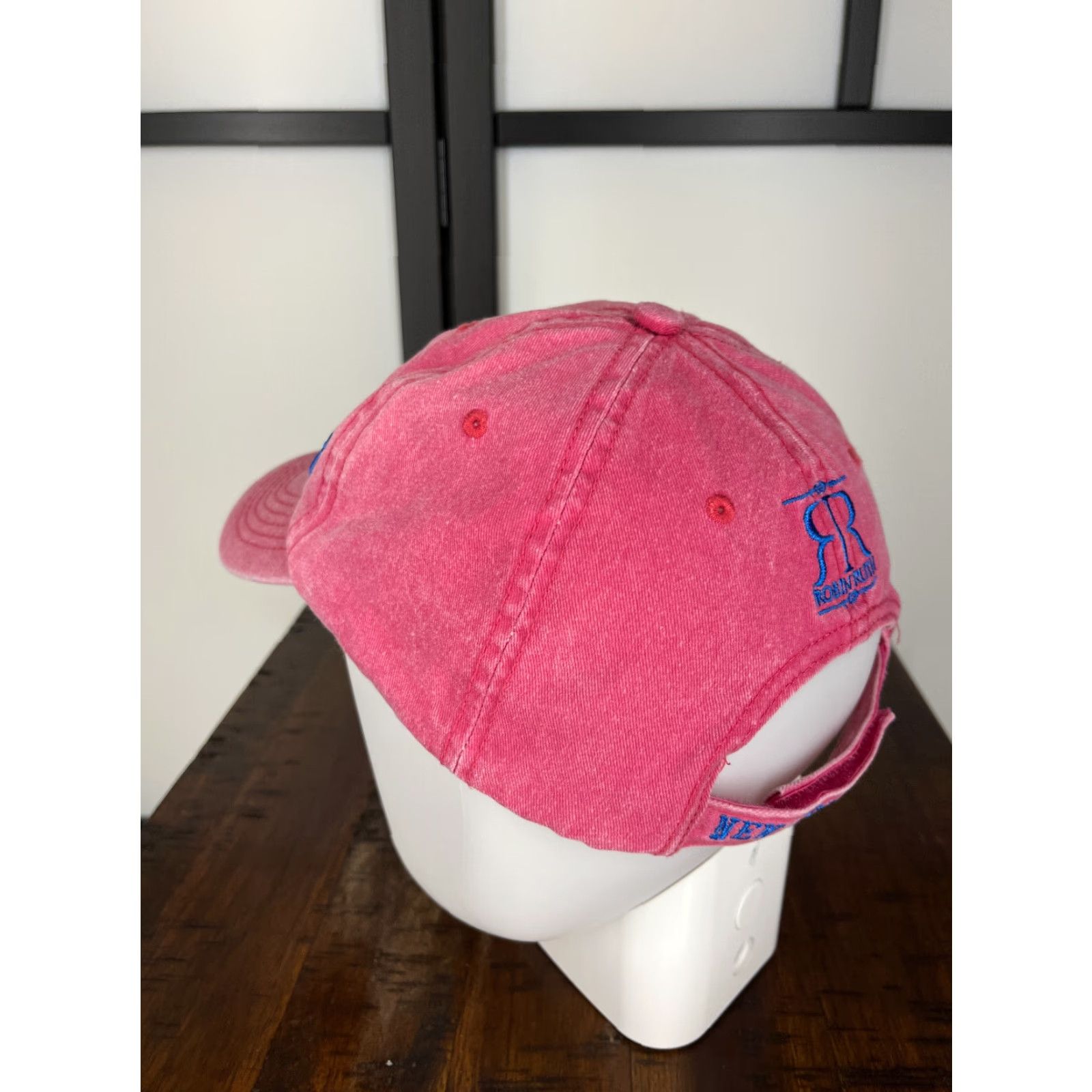 Vintage New Orleans Original 1718 Hat Cap Strap Back Adult One Size Pink 100% Cotton Size ONE SIZE - 6 Thumbnail