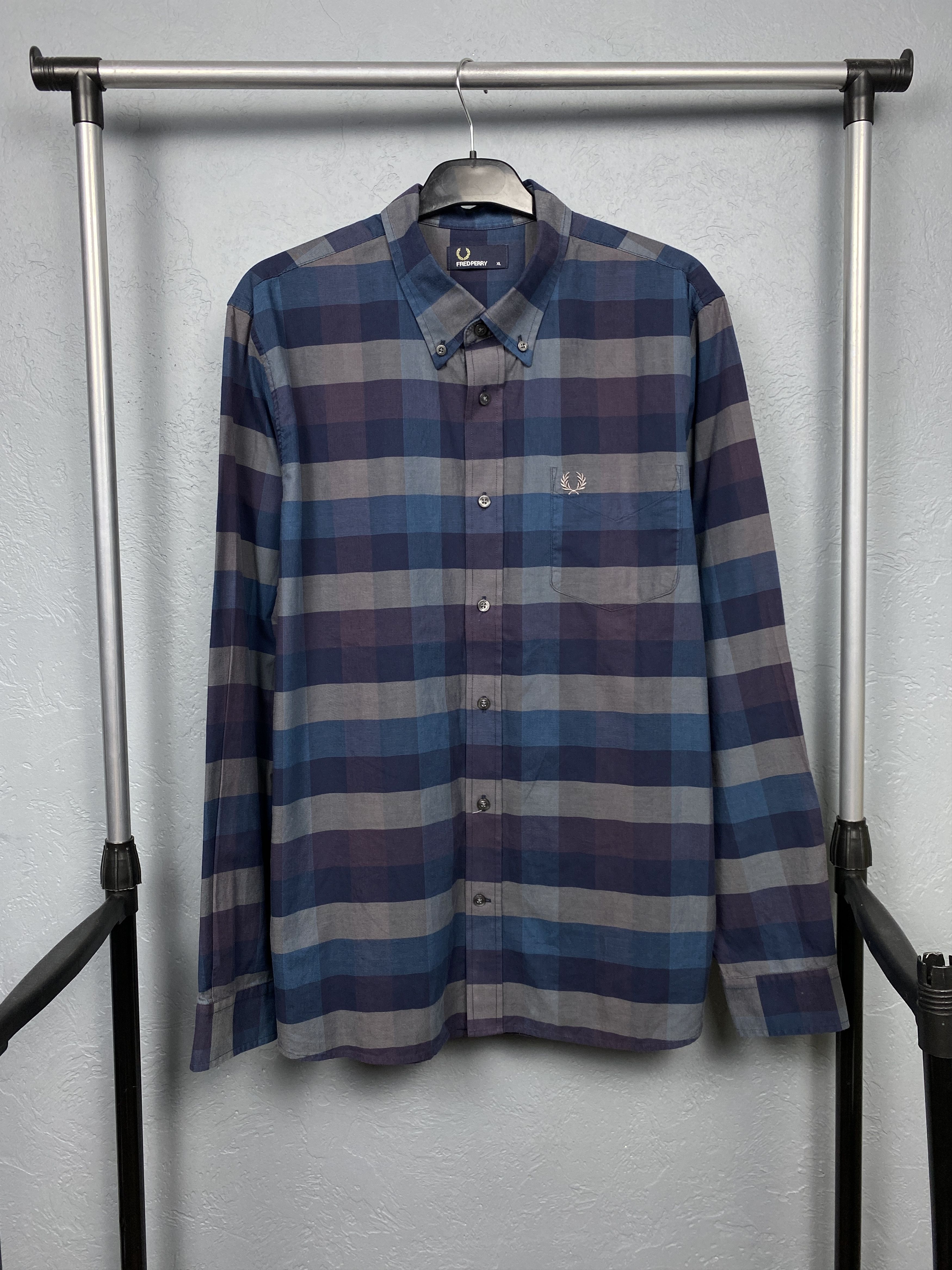 Fred Perry Fred Perry Vintage Mens Long Sleeve Shirt Size US XL / EU 56 / 4 - 1 Thumbnail