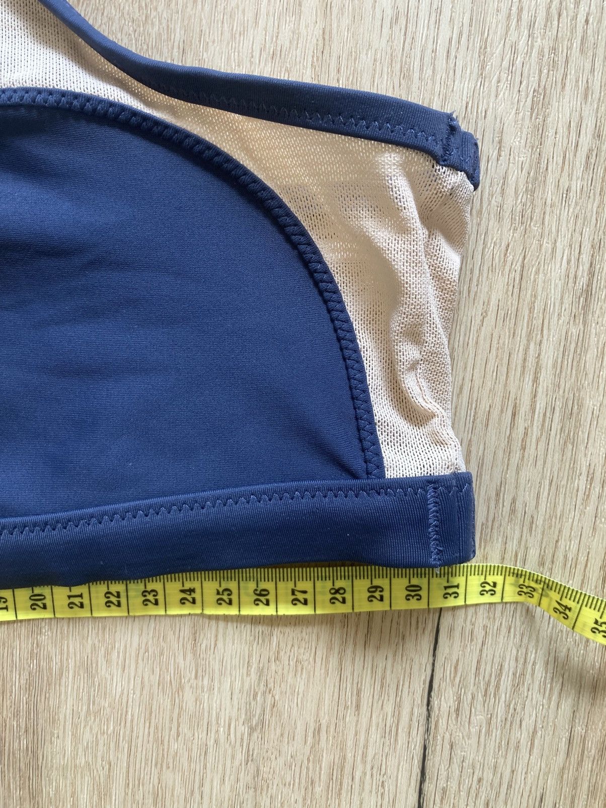 Adidas × Stella McCartney Stella McCartney + Adidas Grey Mesh Swim/Gym Crop Top Size M / US 6-8 / IT 42-44 - 5 Thumbnail