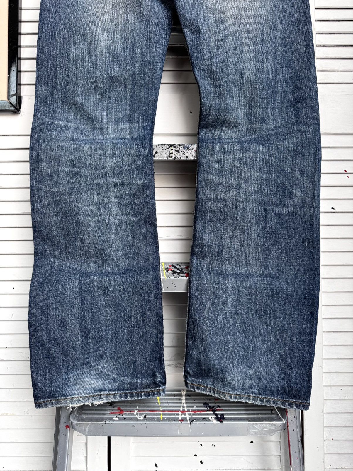 Levi's Vintage Levi’s Western Cowboy Jeans Blue Distressed Denim Size US 36 / EU 52 - 7 Thumbnail