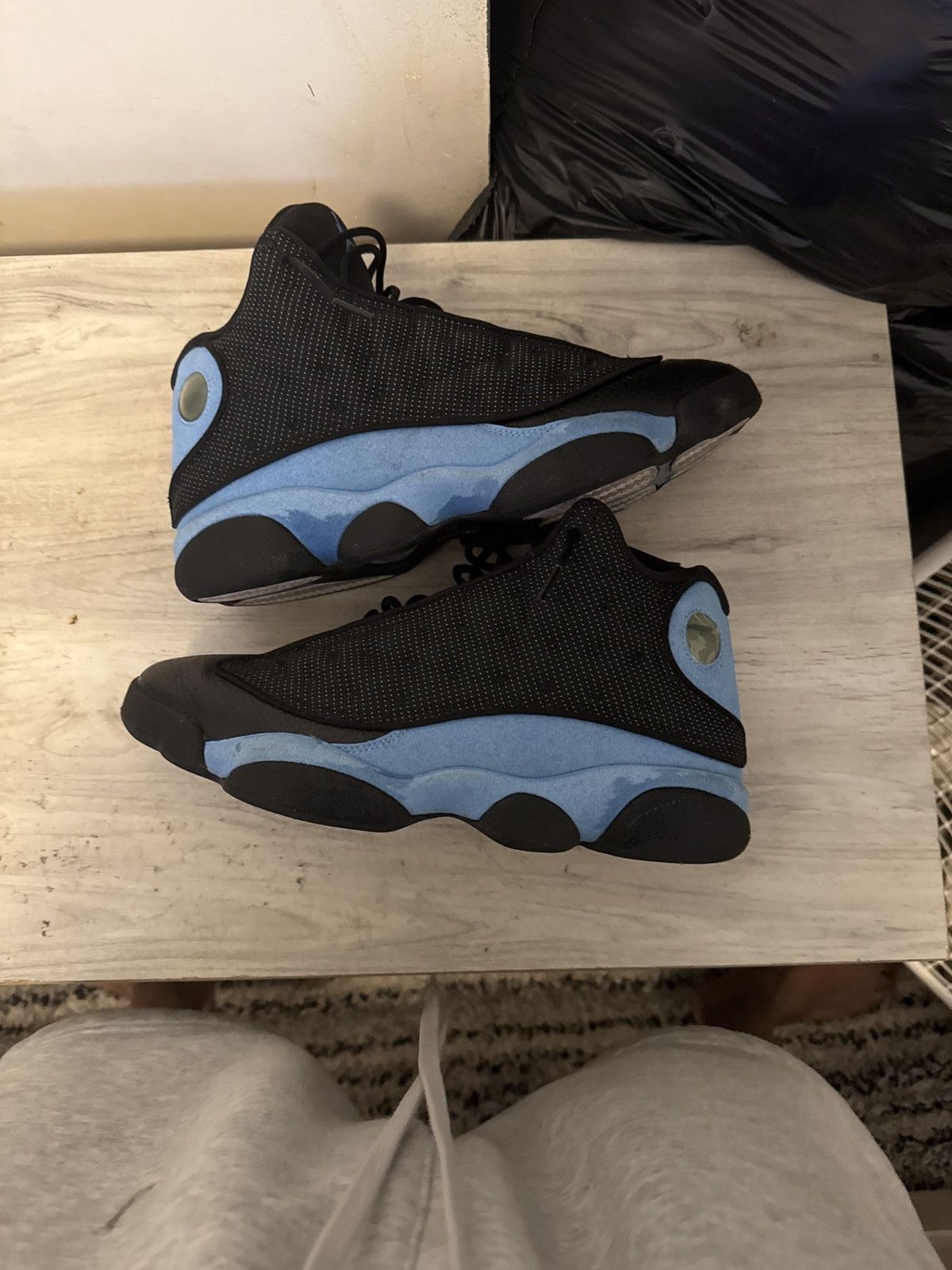 Jordan Brand Air jordan retro black university blue Size US 10 / EU 43 - 1 Thumbnail