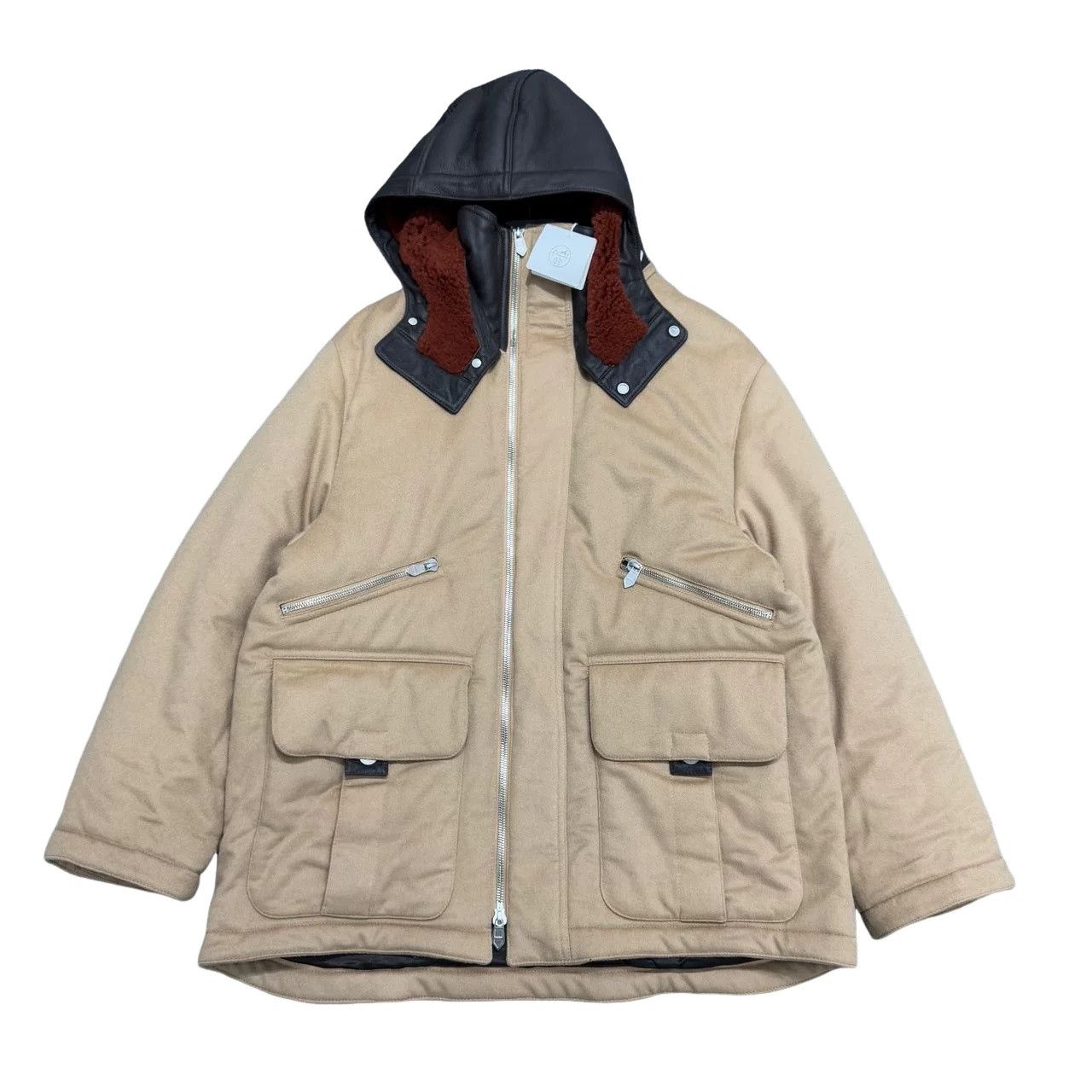 Hermes Hermes Cashmere Padded Jacket Size L Size US L / EU 52-54 / 3 - 1 Thumbnail