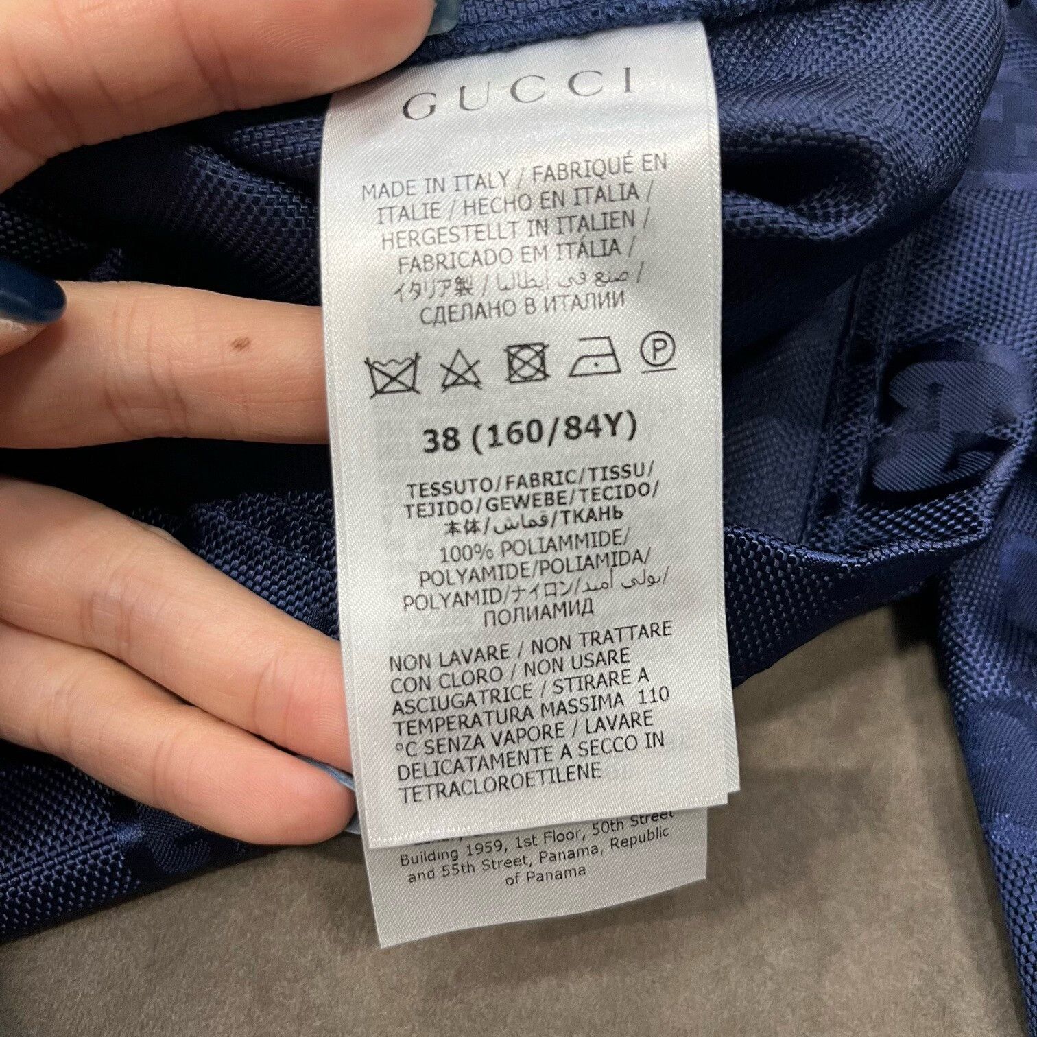 Gucci gucci blue printed half-zip hooded jacket Size US M / EU 48-50 / 2 - 4 Thumbnail