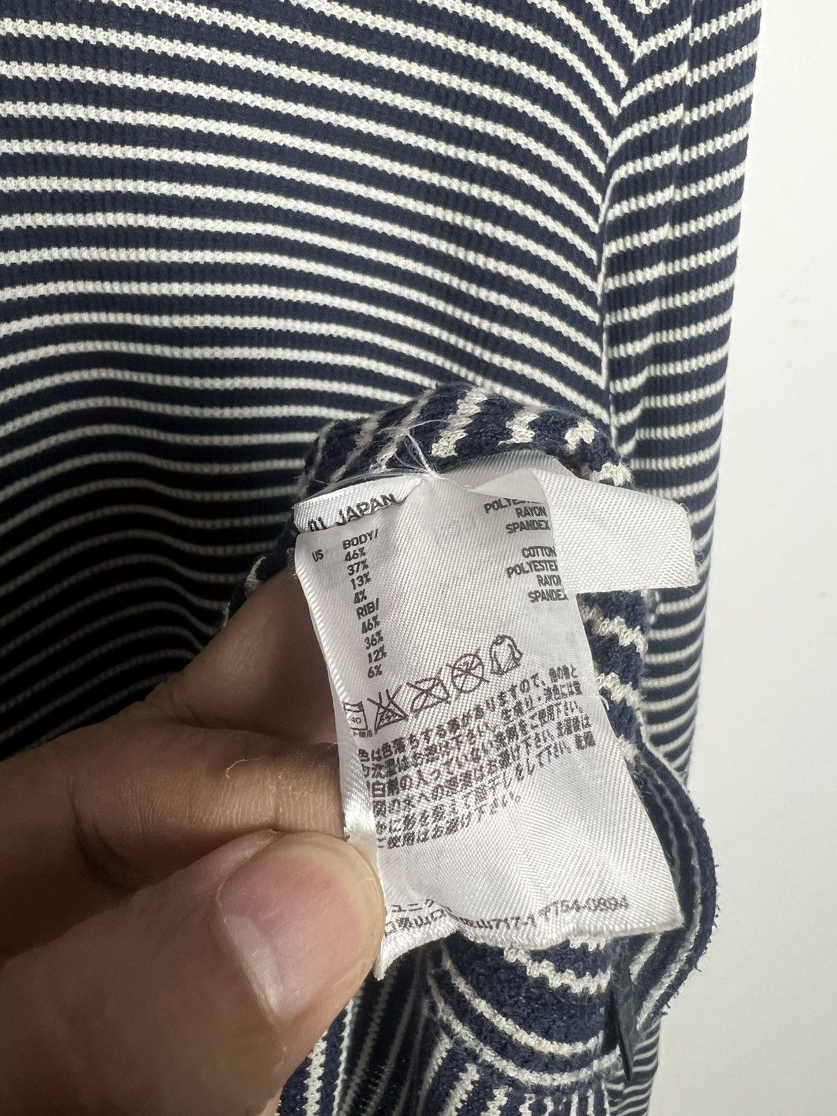 Undercover × Uniqlo Uniqlo Undercover "UU" Striped Long Sleeve T-shirt Size US L / EU 52-54 / 3 - 10 Thumbnail