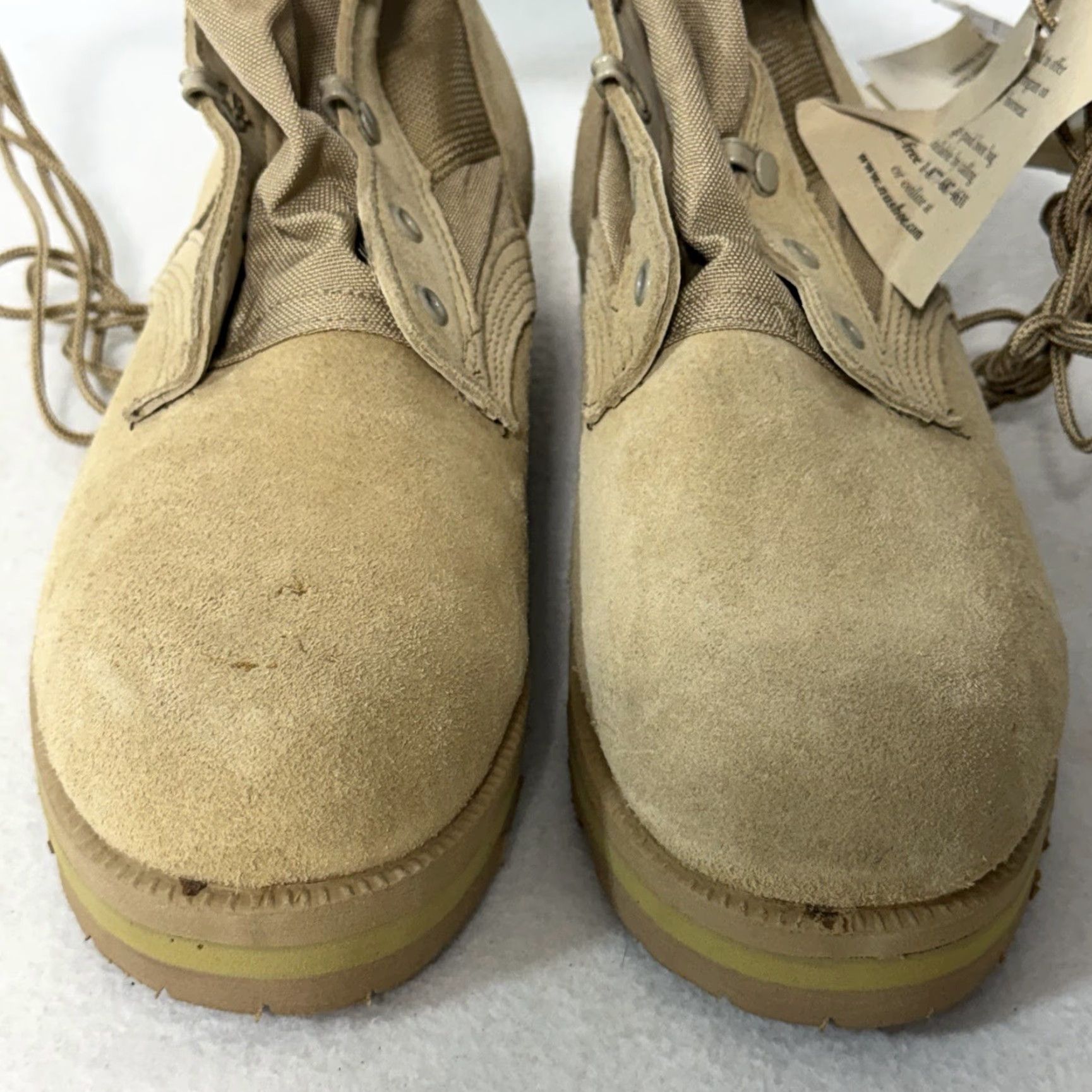 Vintage Altama Boots Combat Mens 10.5 R Suede Leather Tan Army Size US 11 / EU 44 - 5 Thumbnail
