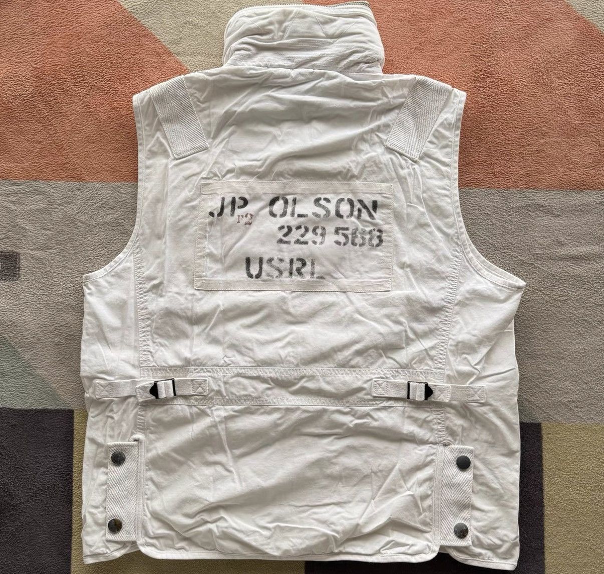 Polo Ralph Lauren Ralph Lauren Polo White Nautical Vest K22 Size US L / EU 52-54 / 3 - 2 Thumbnail