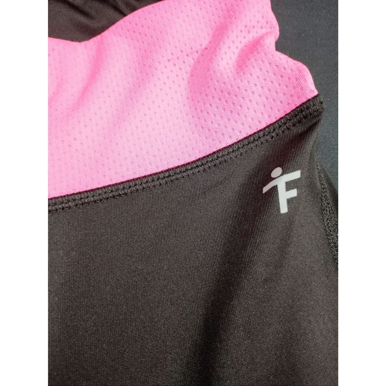 TRUKFIT Women’s Black & Pink Performance Leggings Size 23" - 2 Thumbnail