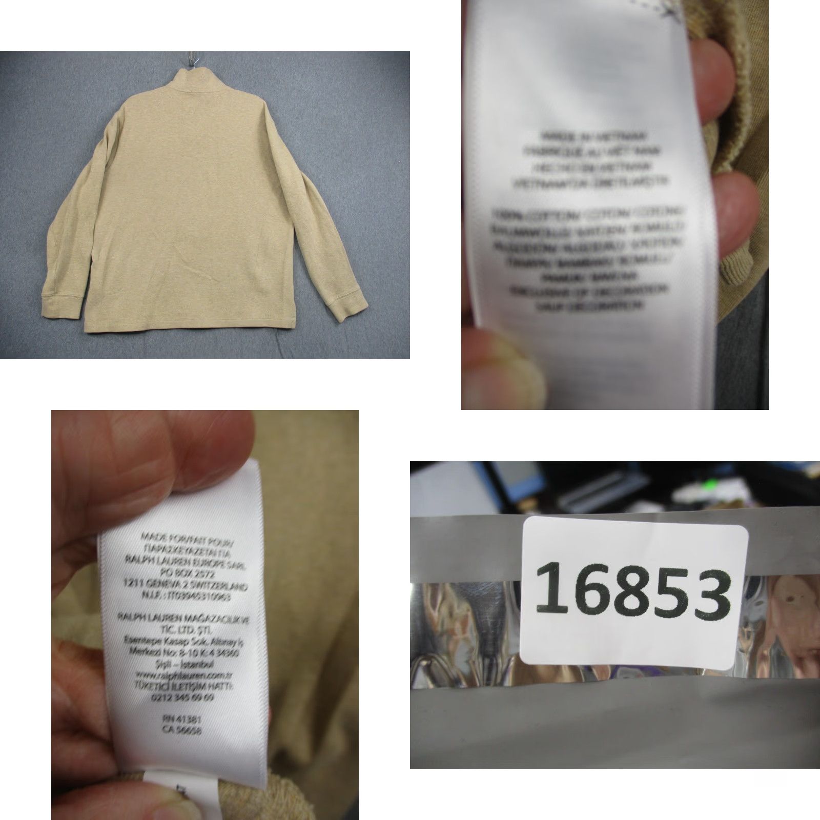 Polo Ralph Lauren Polo Ralph Lauren Sweater Mens XL Half Zip Pullover Green Pony Classic Beige Mock Neck Knit Solid 1/4 Zip cotton Golf Casual Vintage No Girls? Size US XL / EU 56 / 4 - 8 Thumbnail