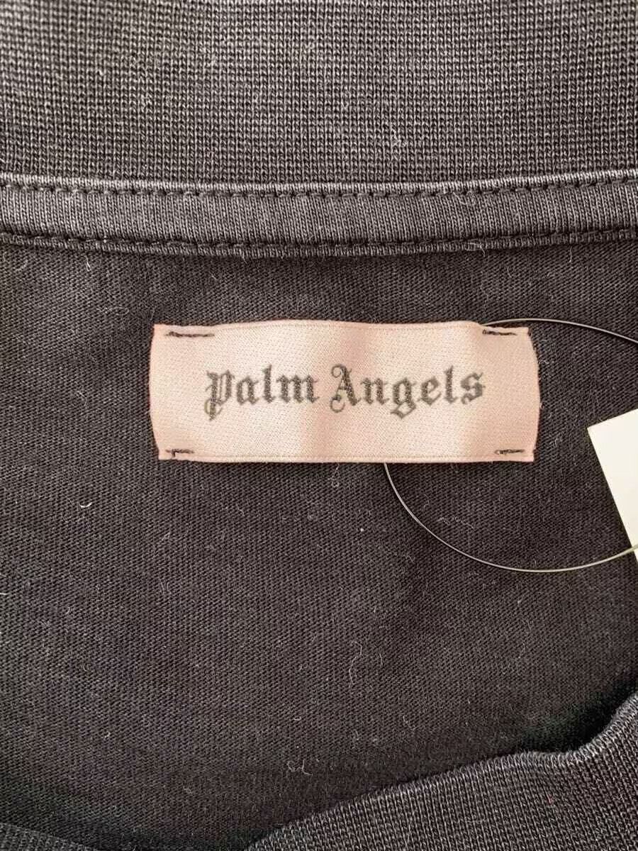 Palm Angels Palm Angels Printed Plain Cotton T-Shirt Black Size US M / EU 48-50 / 2 - 3 Thumbnail