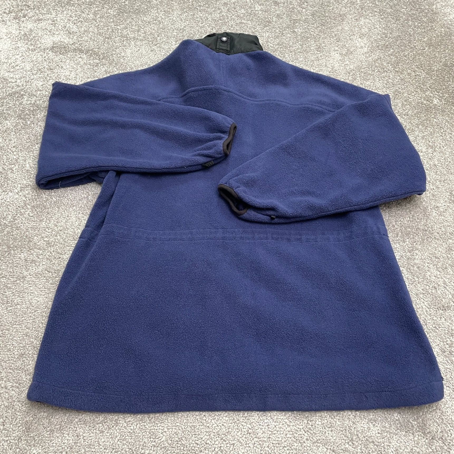 Vintage Columbia Jacket Mens Large Fleece Zip Full Pockets Navy Blue Outdoor Hiking Vintage Style Basic Jacket Mens L Navy Blue Regular Fit Size US L / EU 52-54 / 3 - 2 Thumbnail