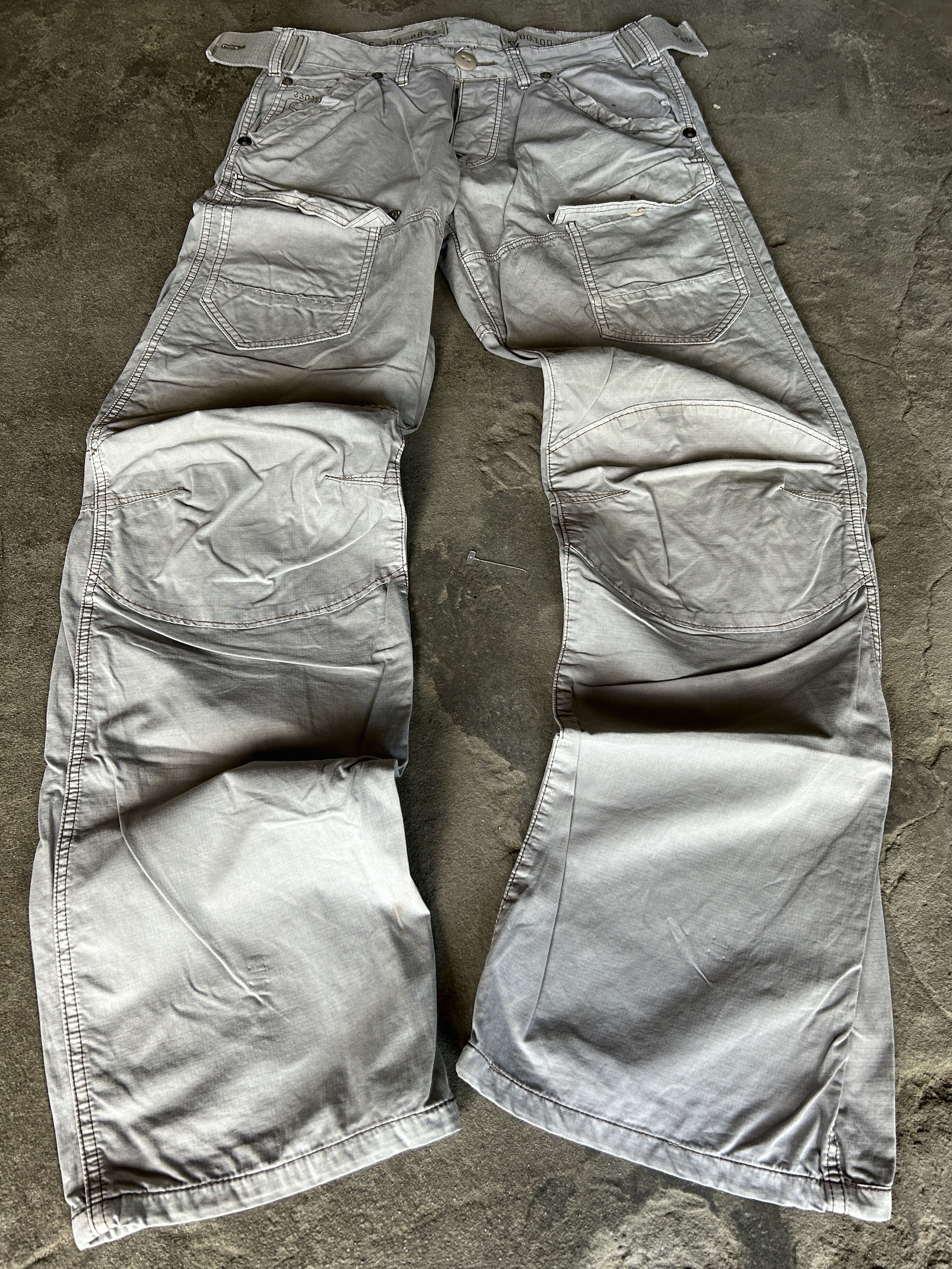 G-Star Vintage Grey Cargo Pants Wide Leg Utility Tactical Style Size US 32 / EU 48 - 1 Thumbnail