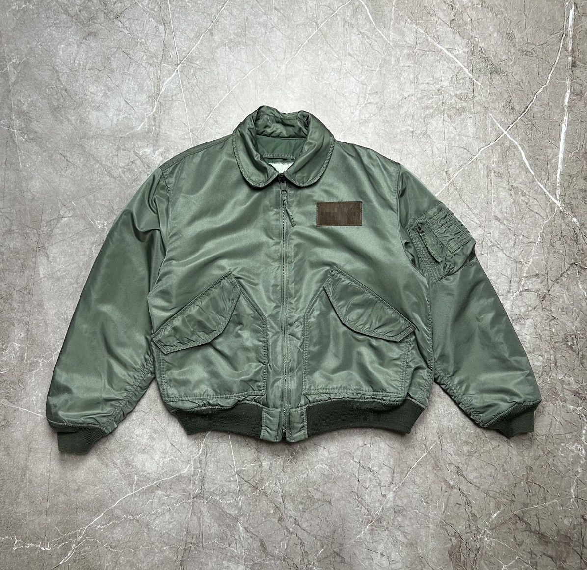 Japanese Brand × Vintage Y2K Ma-1 Bomber H.P.S Jacket Flyers CWU